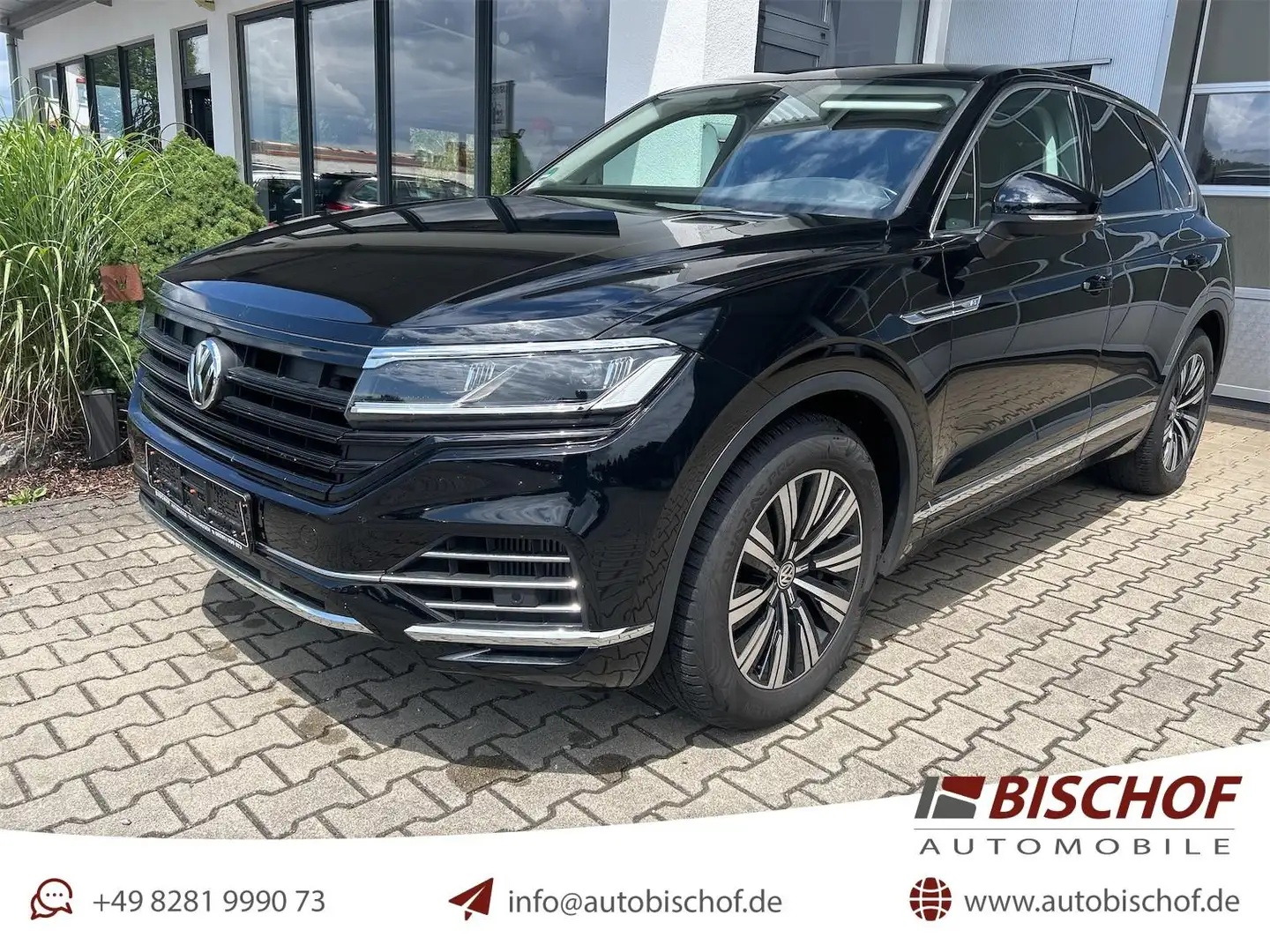 Volkswagen Touareg 4,0TDI V8 Elegance 4M Luft AHK Kamera Noir - 1