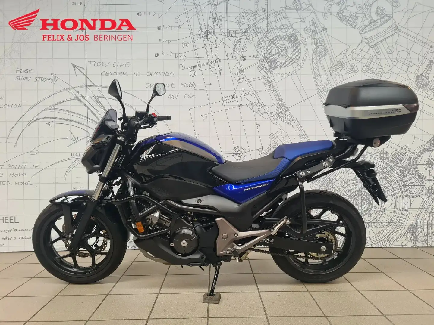 Honda NC 750 NC750S NC S Dct Bleu - 2