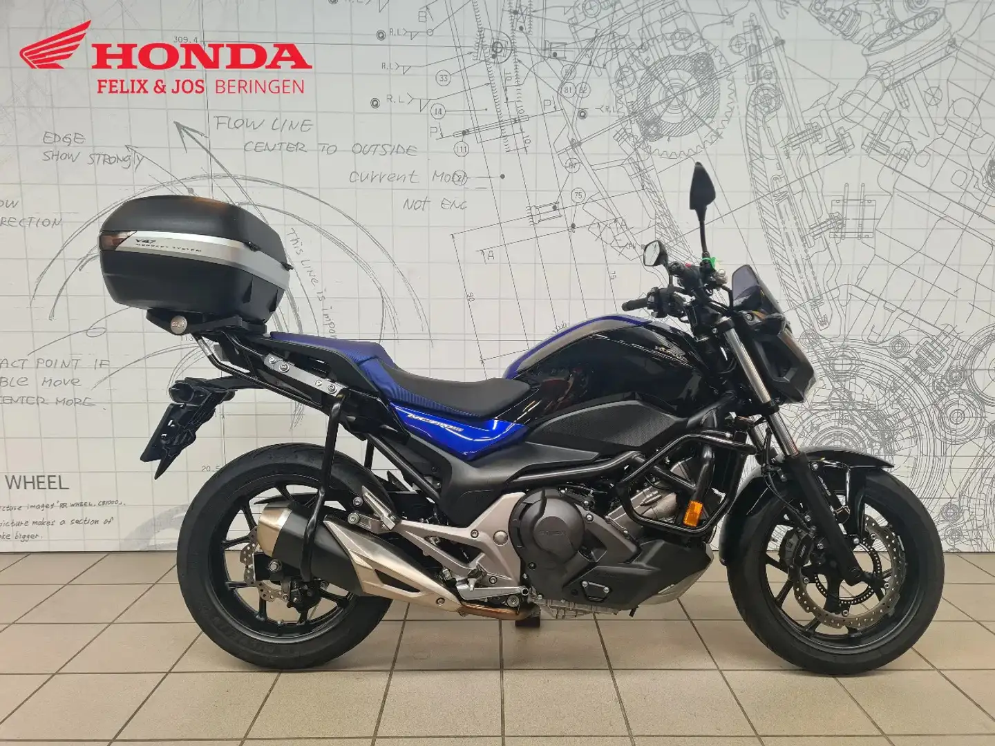 Honda NC 750 NC750S NC S Dct Bleu - 1
