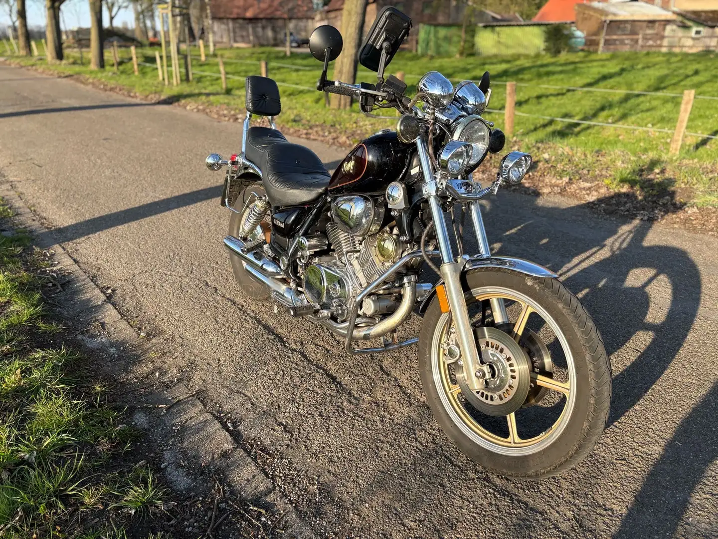 Yamaha XV 1000 Virago Limited Gold , Oldtimer, Top! Schwarz - 2