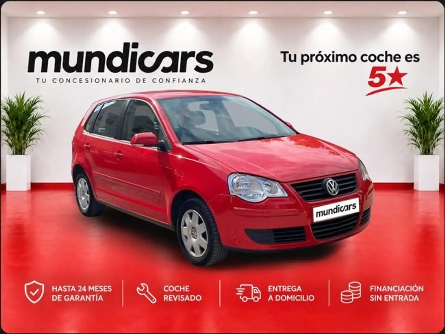 Volkswagen Polo 1.4 TDI Advance 70CV Rojo - 1