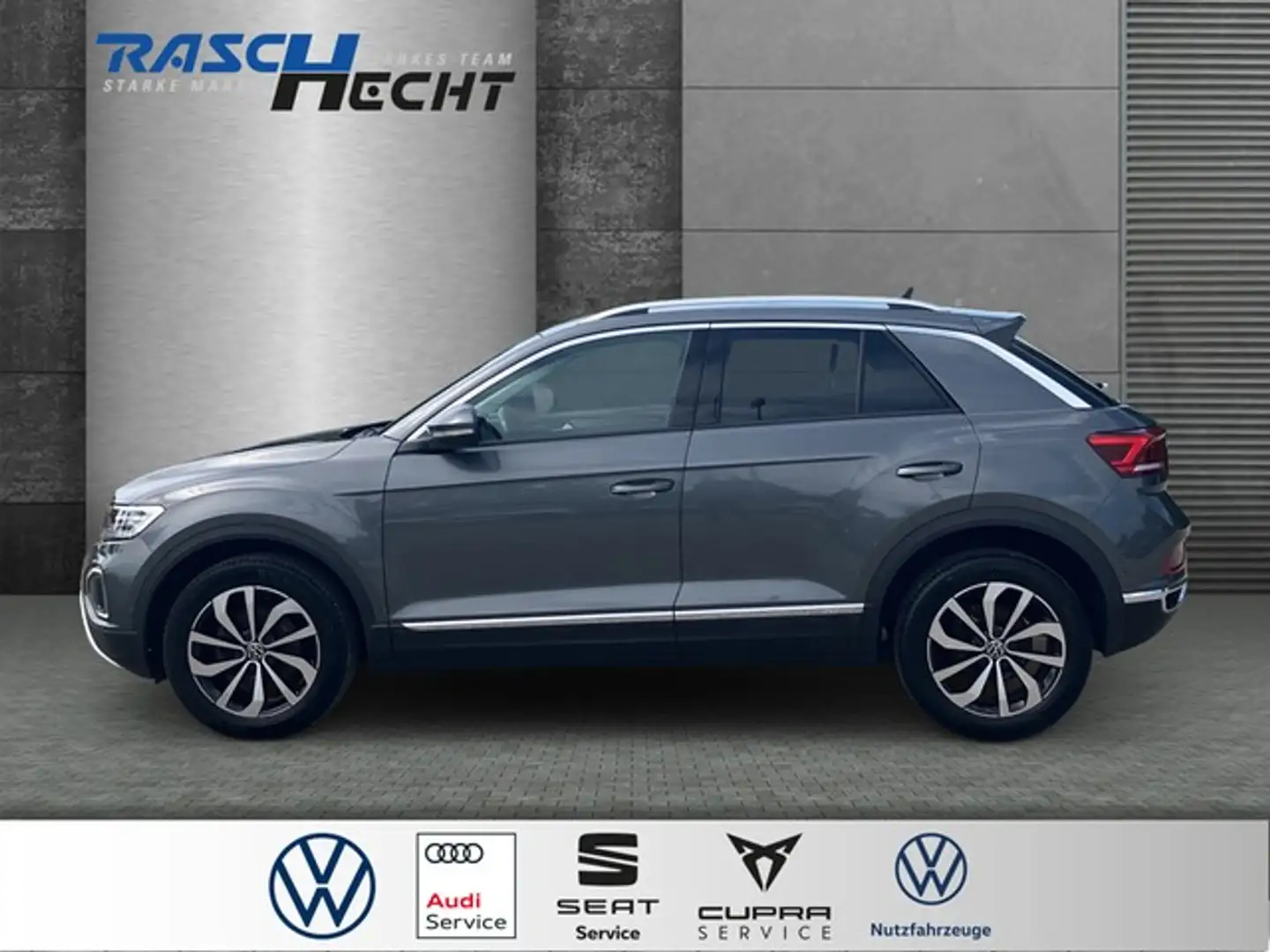 Volkswagen T-Roc Style 1.5 TSI*LED*APP CONNECT*SHZ* Grau - 2