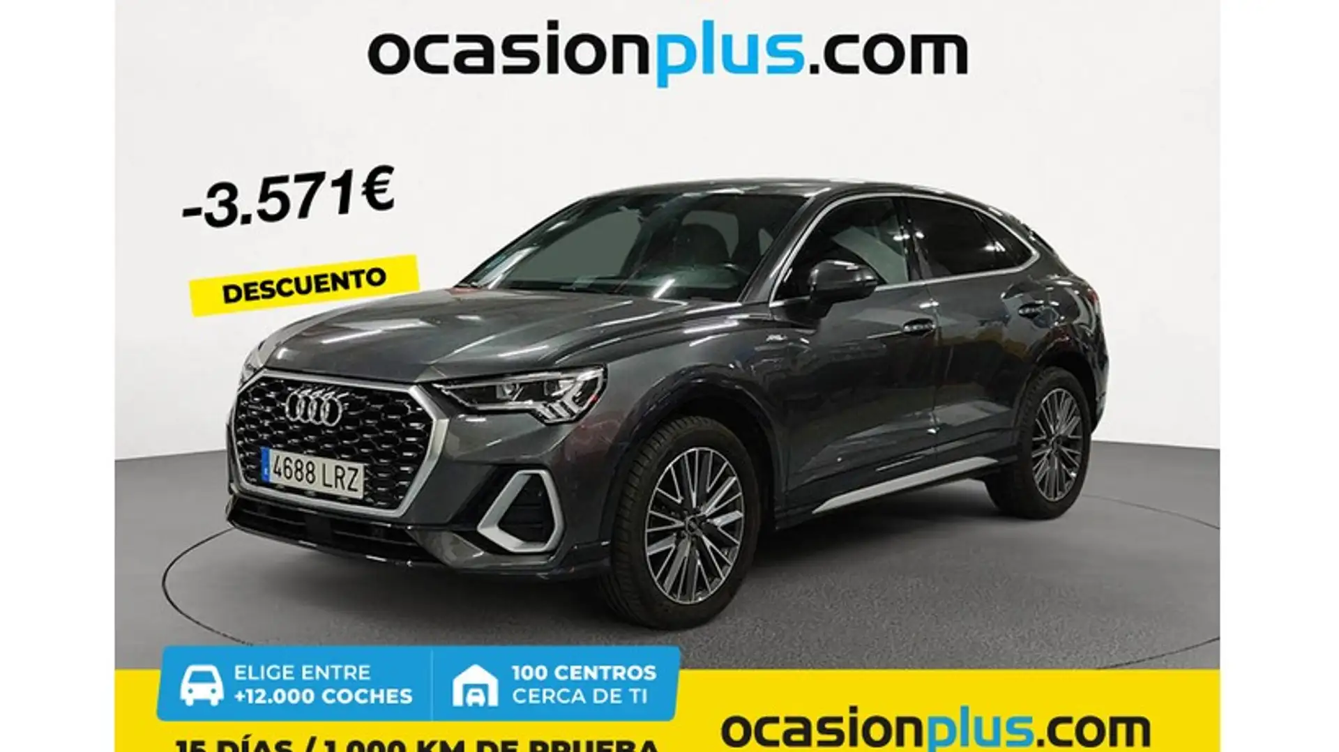 Audi Q3 Sportback 40 TDI S line quattro S tronic 147kW Grijs - 1