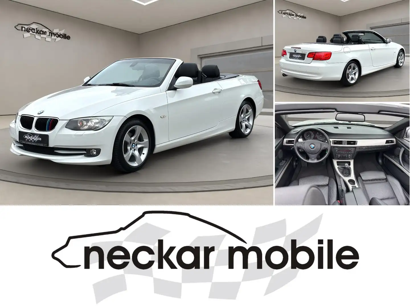 BMW 320 i Cabrio Leder Xenon PDC Sitzheiz Sportsitz Weiß - 1