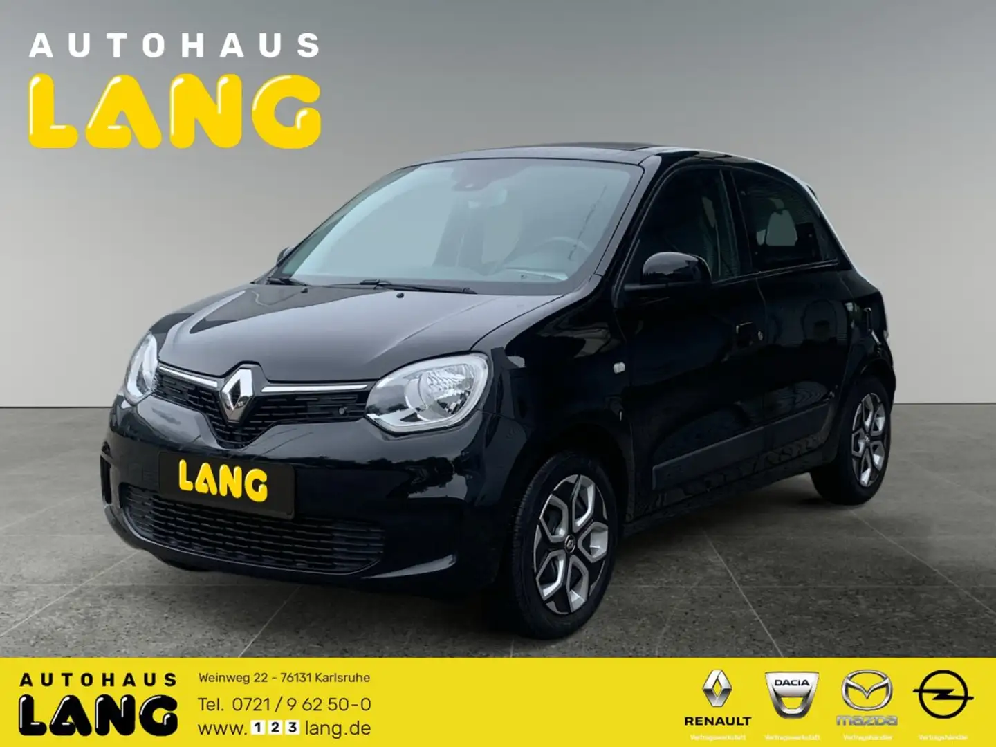 Renault Twingo 1.0 SCe 75 EU6d-T Limited KLIMA RADIO FALTSCHIEBED Schwarz - 1