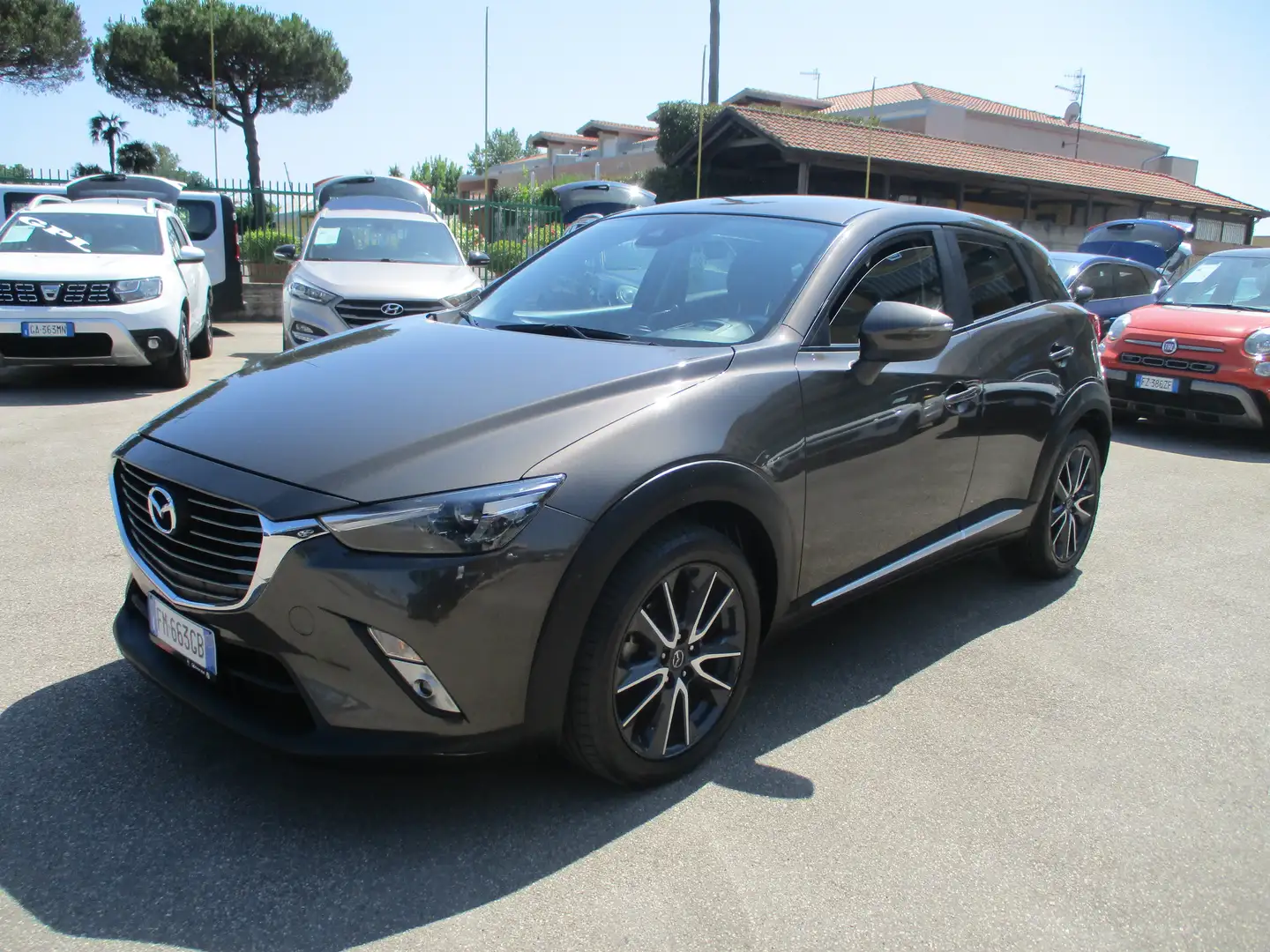 Mazda CX-3 CX-3 1.5 105CV E6 EVOLVE NAVI/PELLE/CAMERA/PDC Grijs - 1