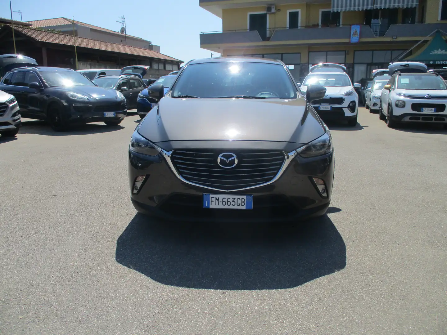 Mazda CX-3 CX-3 1.5 105CV E6 EVOLVE NAVI/PELLE/CAMERA/PDC Grijs - 2