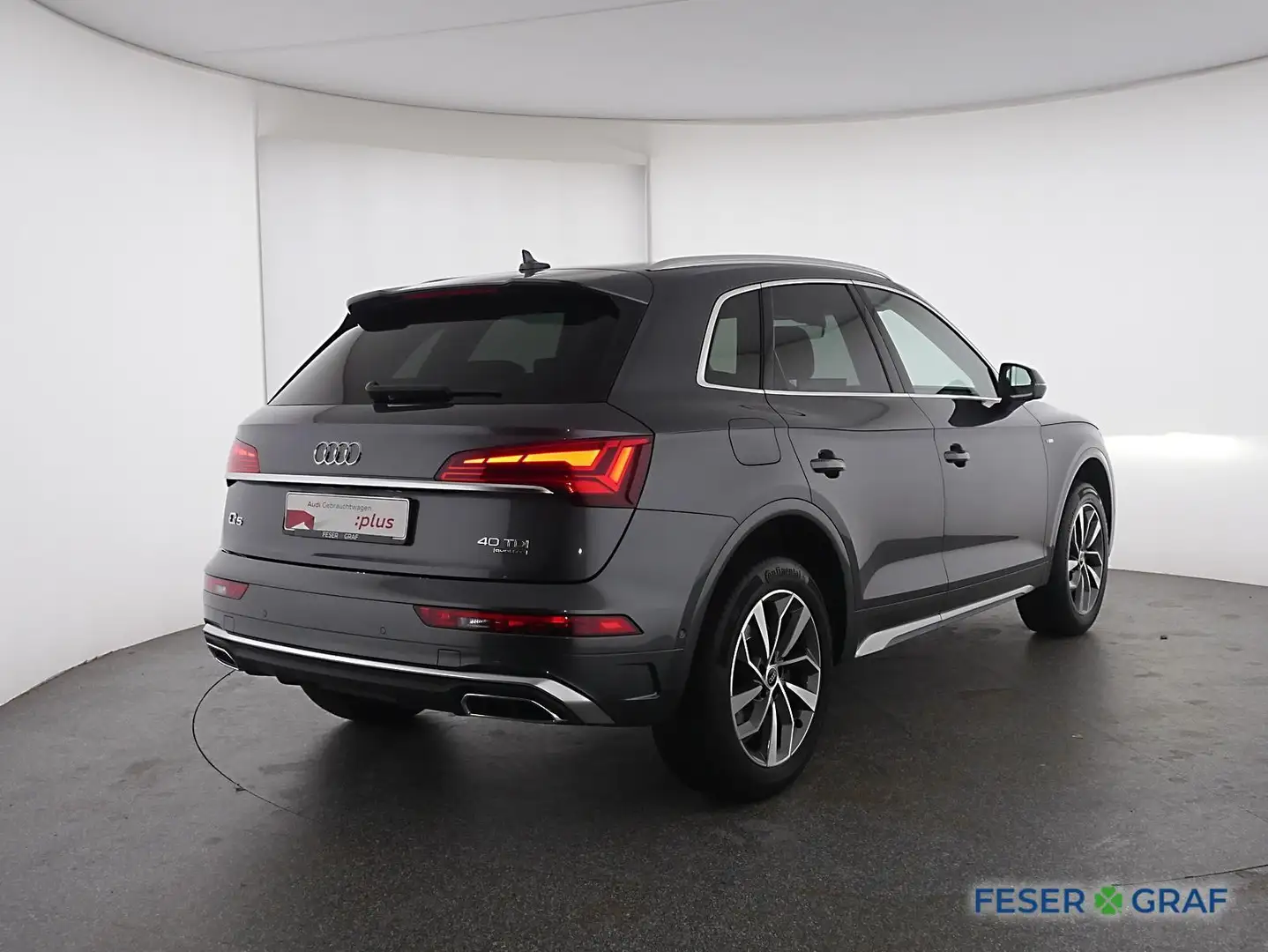 Audi Q5 S line 40 TDI quattro AHK/ Rückfahrkamera/ matrix Grau - 2