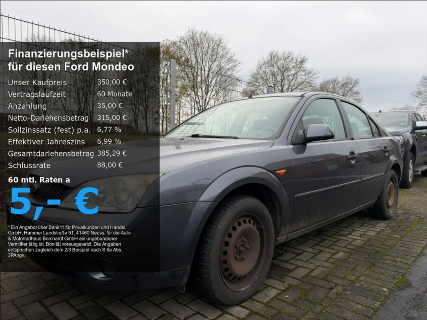 Ford Mondeo Ghia16V1.8*Motorschaden* Серый - 1