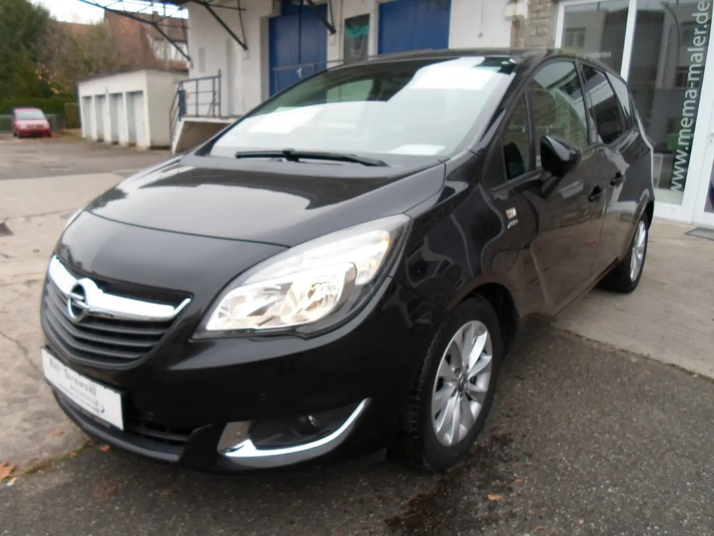 Opel Meriva 1.4 Turbo LPG Active, Autogas Schwarz - 2