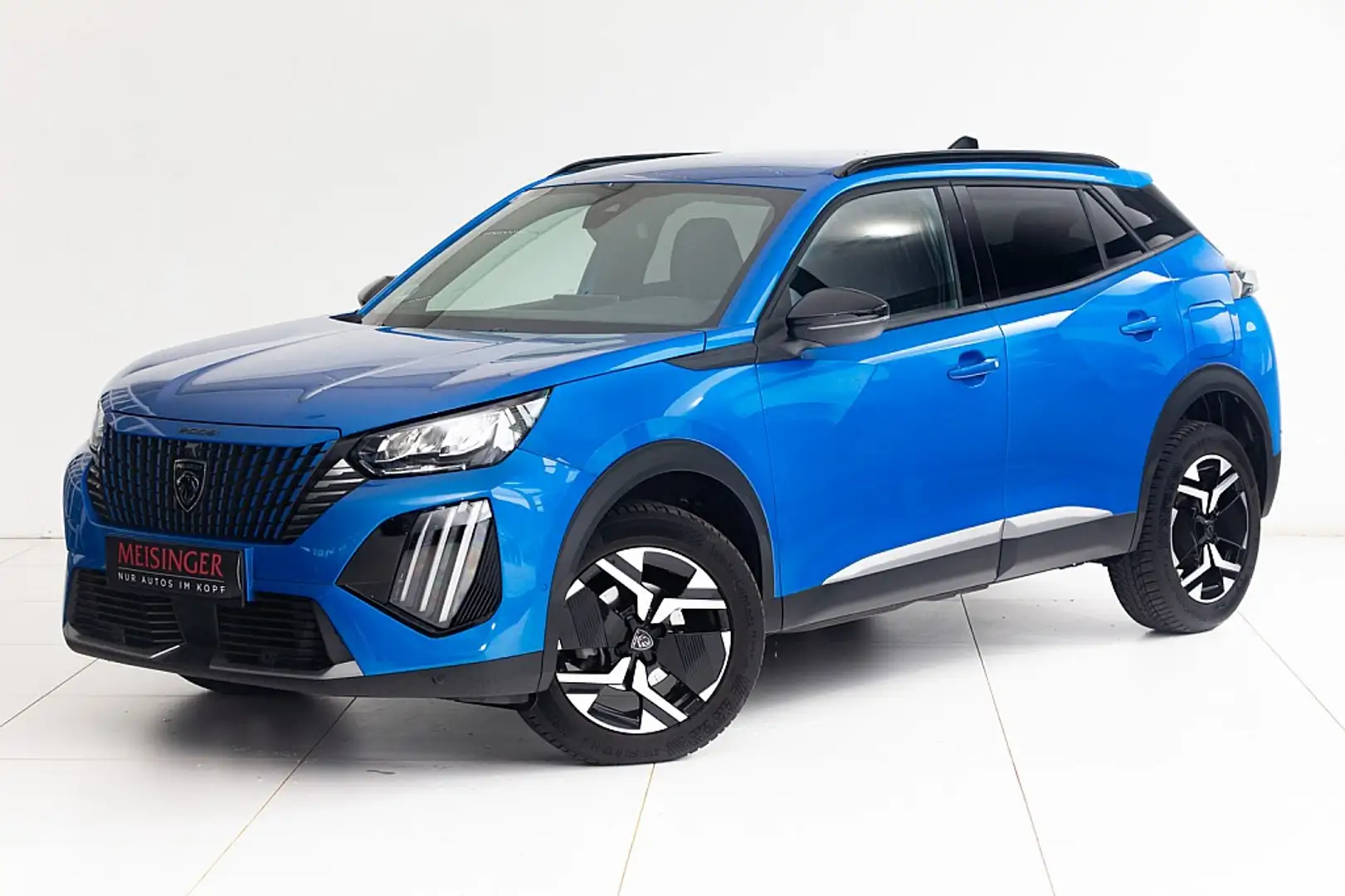 Peugeot 2008 PureTech 100 S&S Allure 6-Gang-Manuell Blau - 1