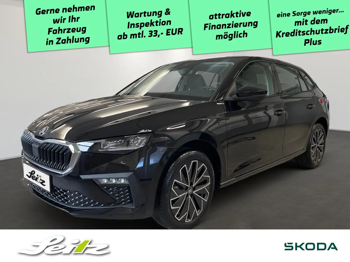 Skoda Scala 1.0 TSI Tour *AHK*NAVI*KAMERA*SITZH* Schwarz - 1