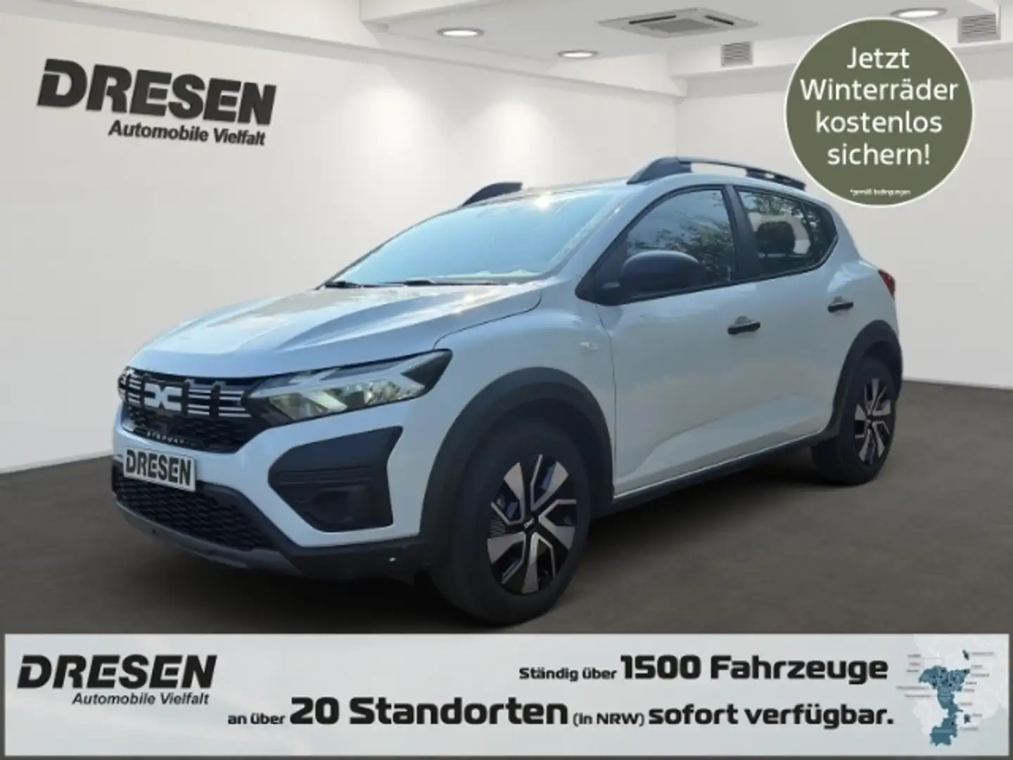 Dacia Sandero Stepway 1.0 TCe 90 Essential REGENSENSOR PARKSENSO Blanc - 1