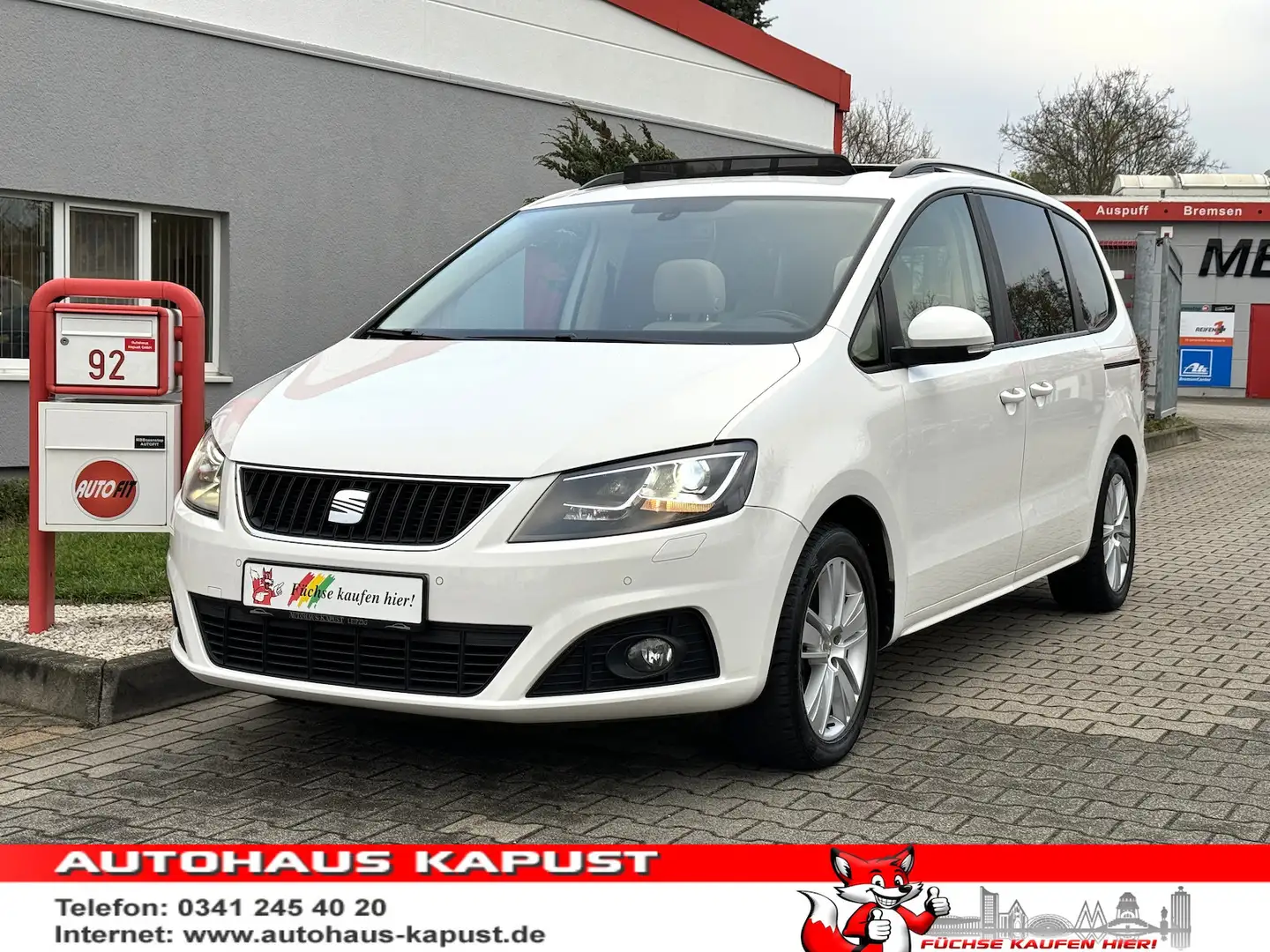 SEAT Alhambra 7 Sitzer/Xenon/Navi/DAB/Pano/StandHz Weiß - 1