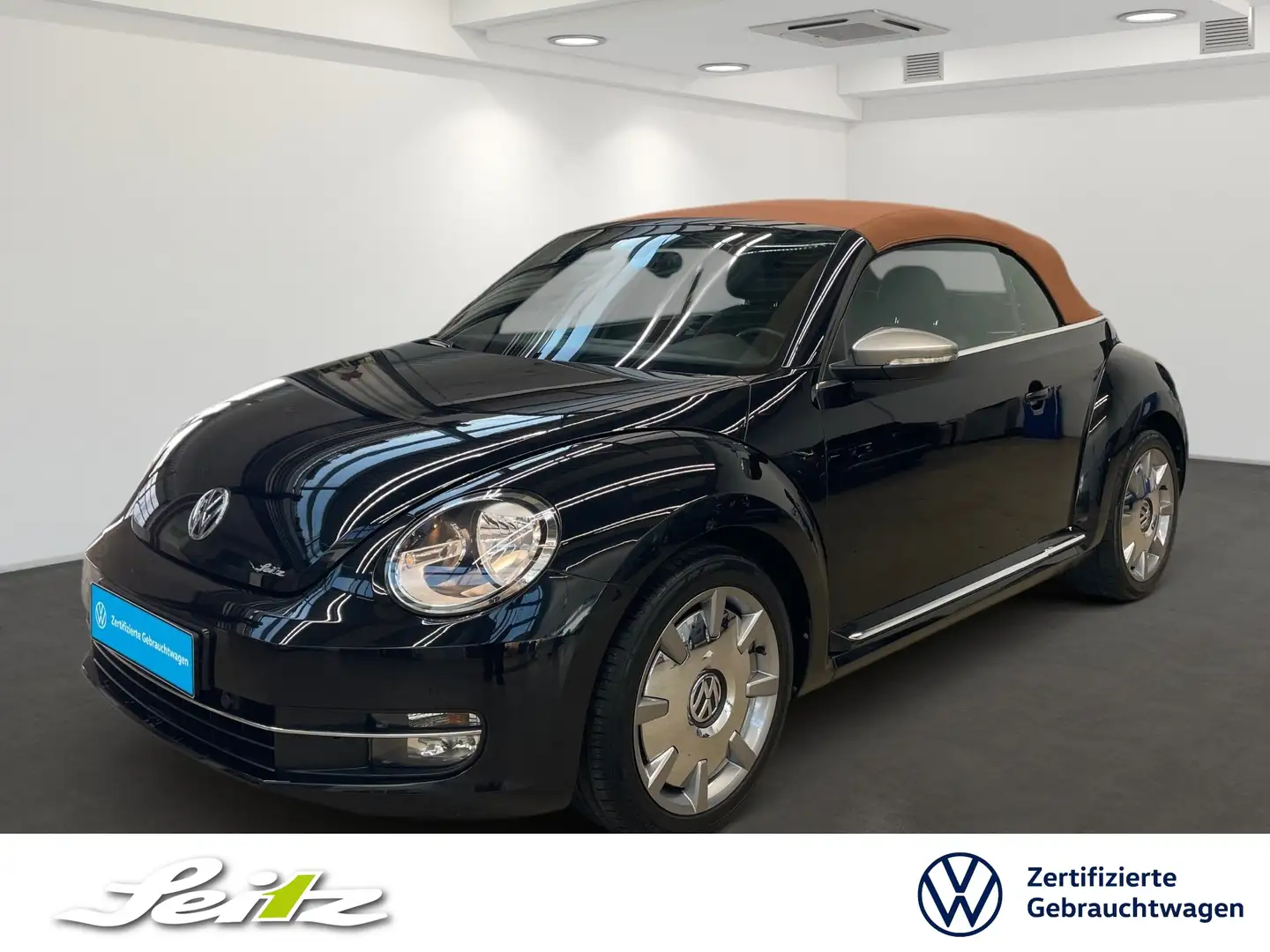 Volkswagen Beetle Cabriolet 1.2 TSI Karmann *PDC*SITZH*BLUETOOTH*KLI Czarny - 1