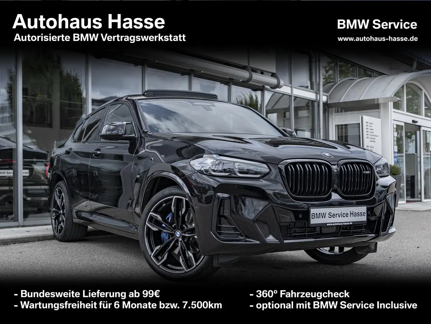 BMW X4 M i +21Z PANO H/K DrAsPro HUD AHK LENKRHZ Negro - 1