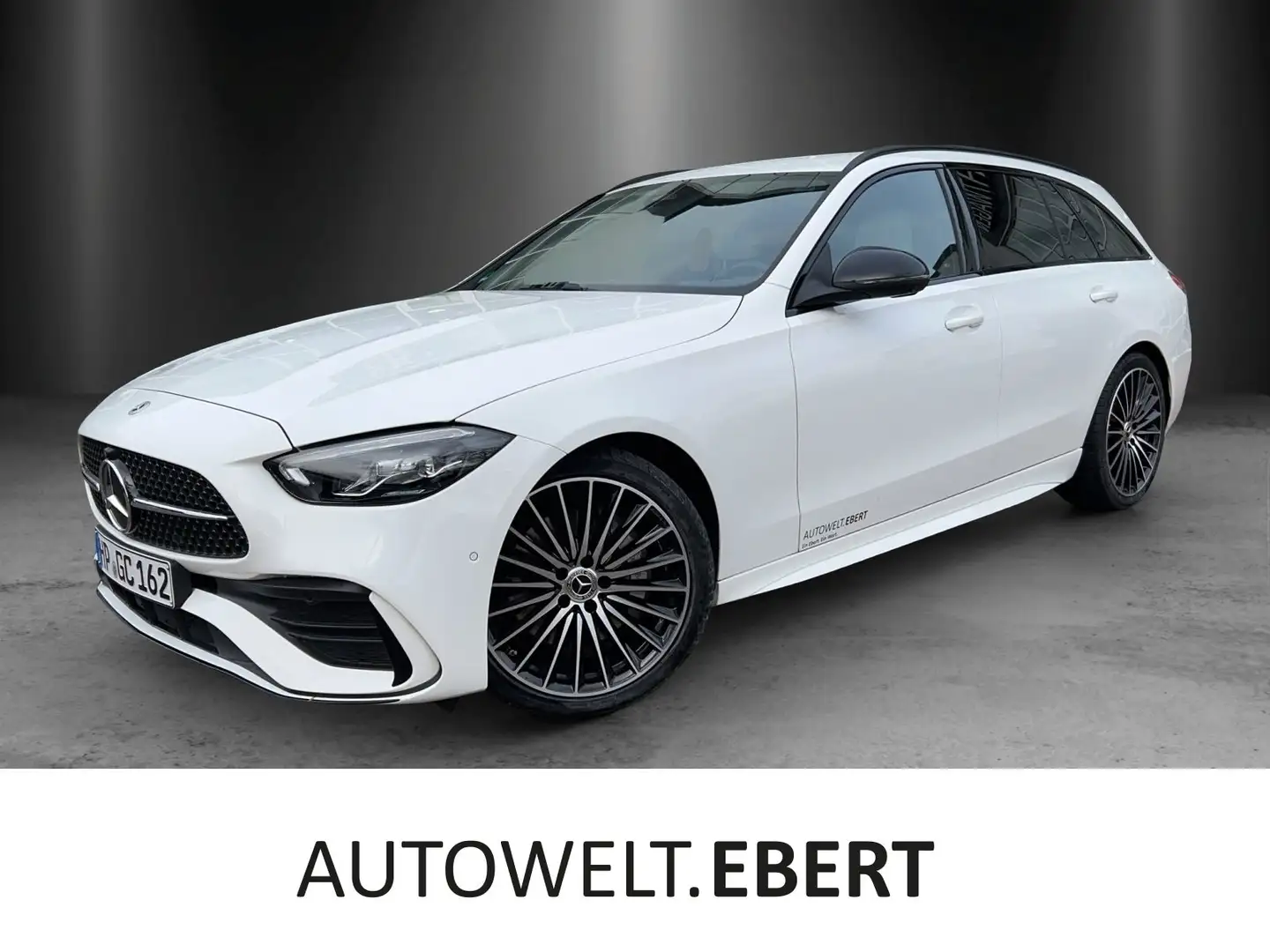 Mercedes-Benz C 220 d T AMG AHK Night DISTRO 360° Memory 19" Weiß - 1