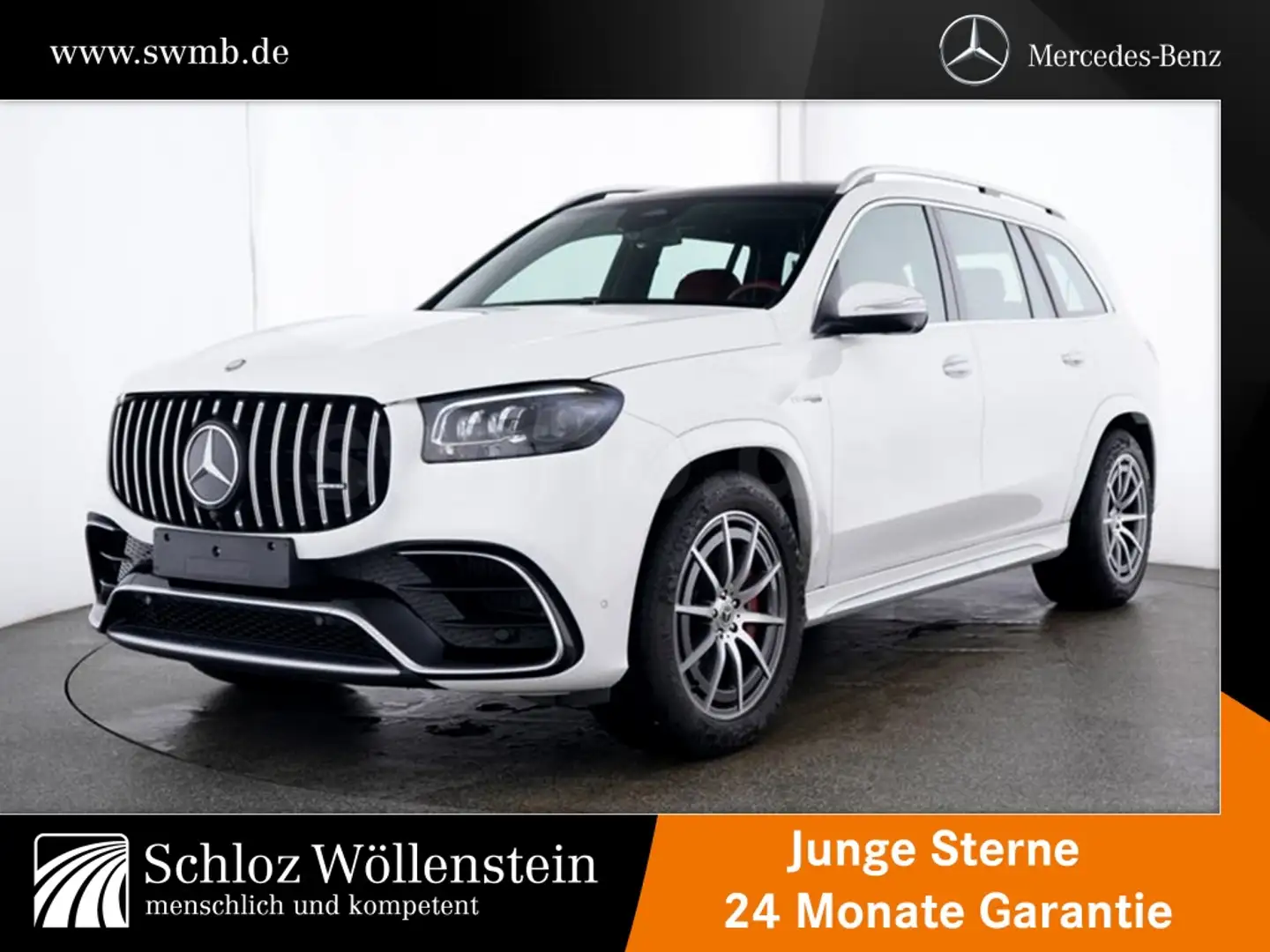 Mercedes-Benz GLS 63 AMG 4M+ MULTIBEAM/DriversP/TrackP/PerfAGA Weiß - 1