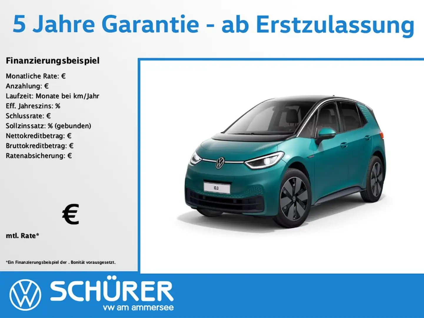 Volkswagen ID.3 Pro Business Blau - 1