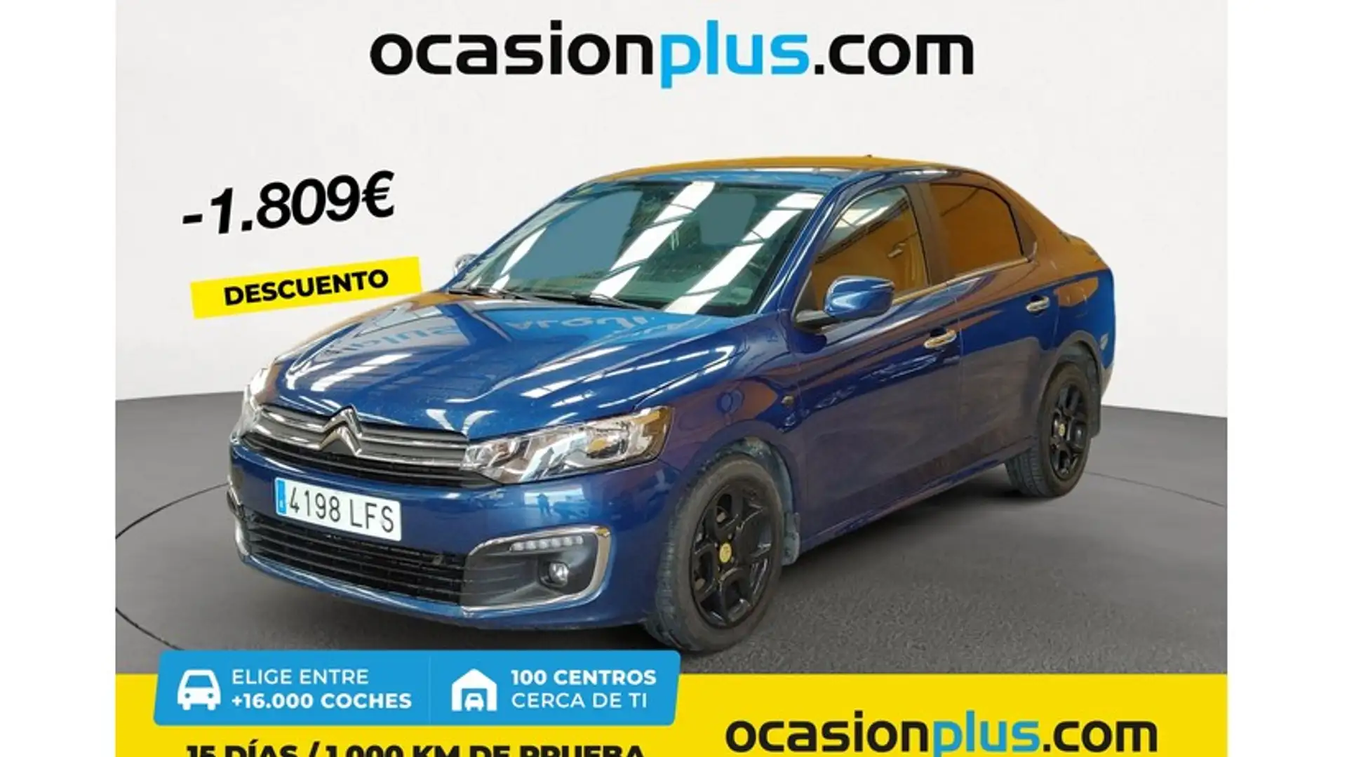 Citroen C-Elysée 1.5BlueHDi S&S Shine 100 Azul - 1