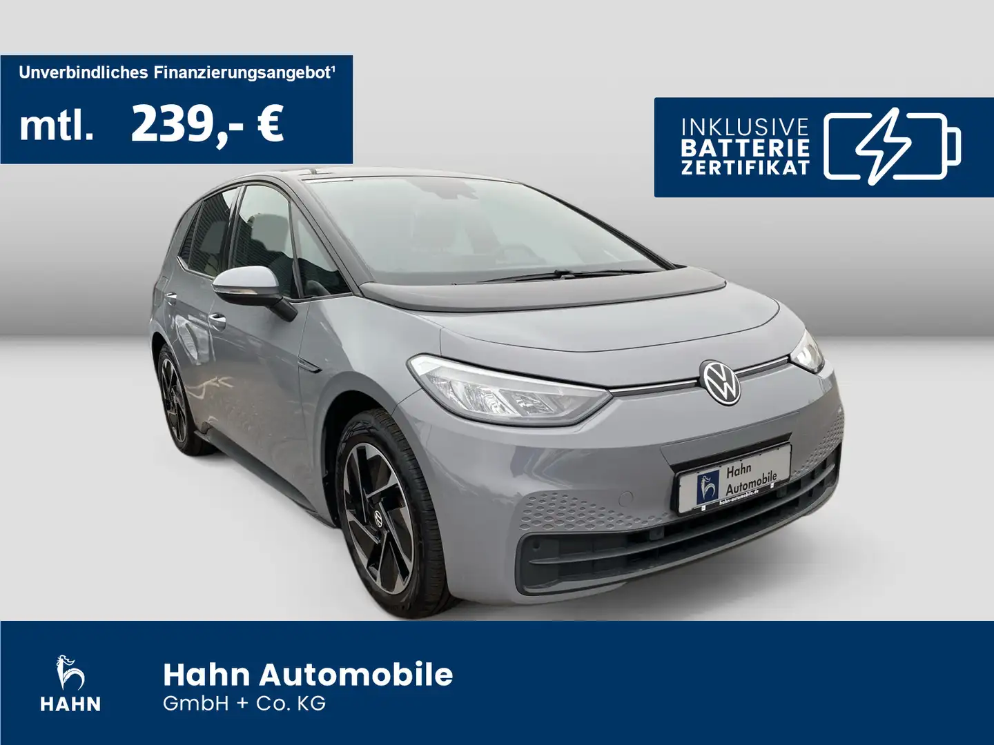 Volkswagen ID.3 Pro Performance Life ACC LED Navi Standh. A Grau - 1