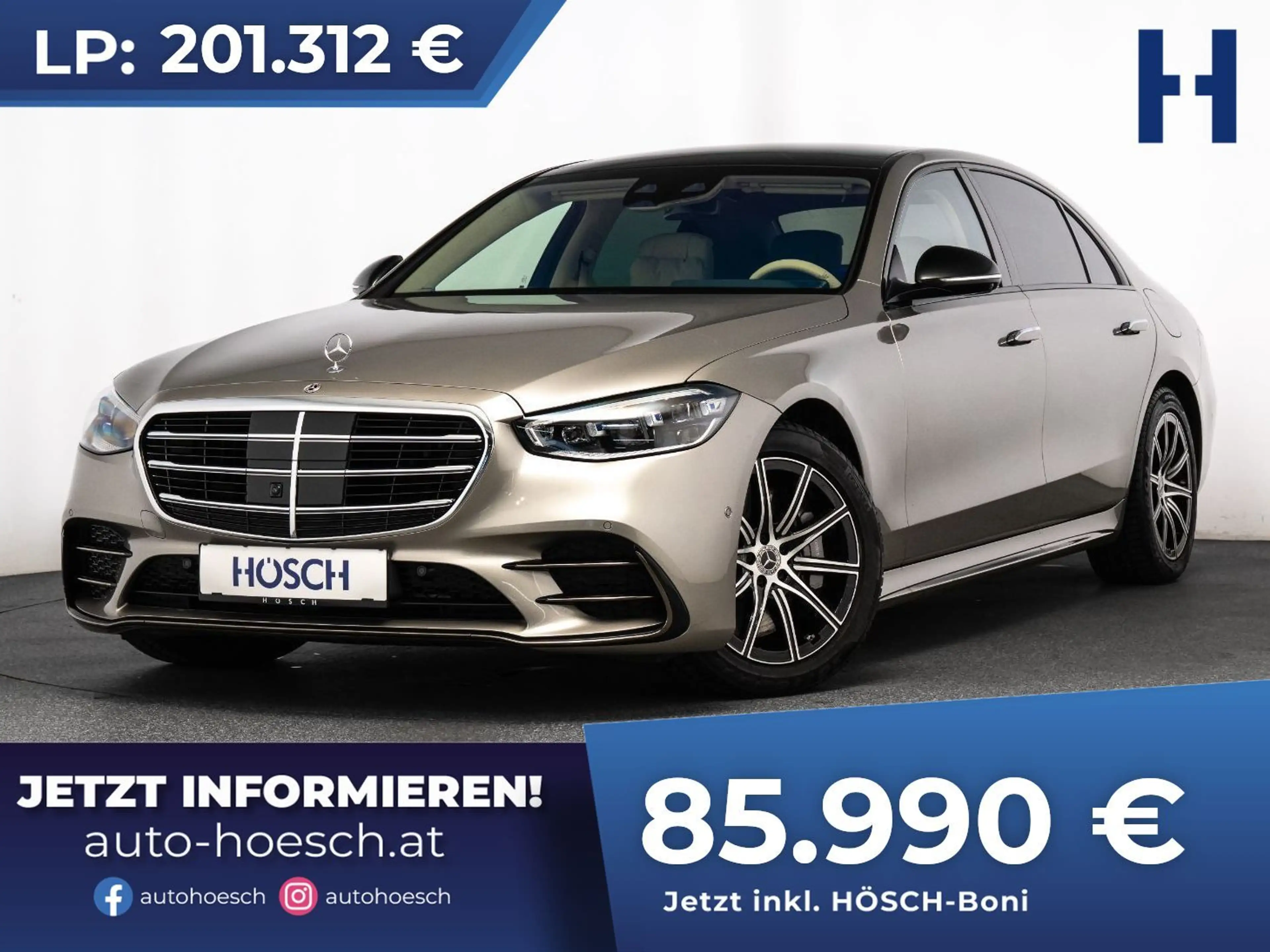 Mercedes-Benz S 580 e 4Matic Langversion AMG TRAUMAUSSTATTUNG -57%