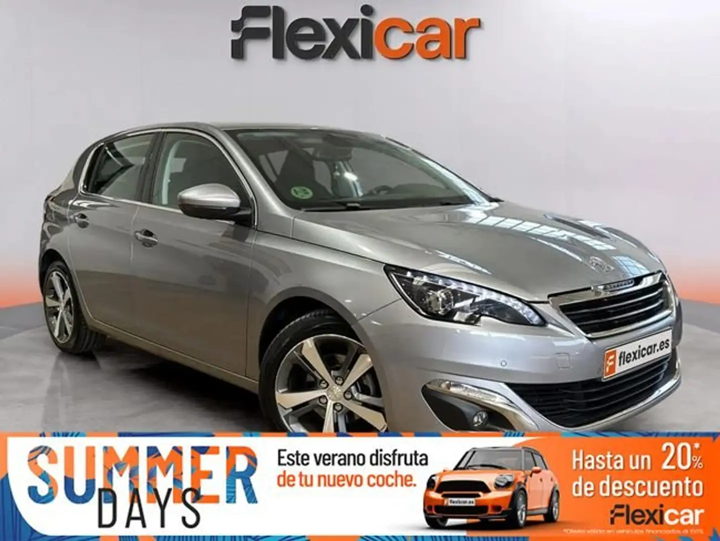 Peugeot 308 5p+Allure+1.2+PureTech+96KW+%28130CV%29+S%26S Gris - 1