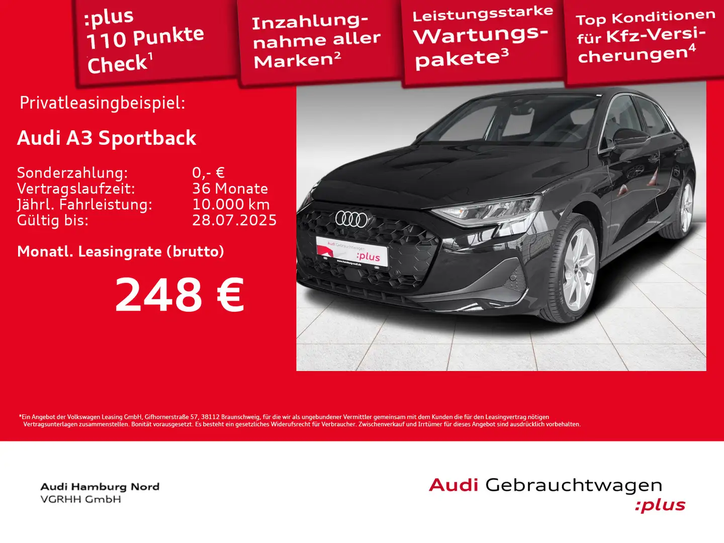 Audi A3 30 TFSI S tronic Sound Navi Keyless Noir - 1