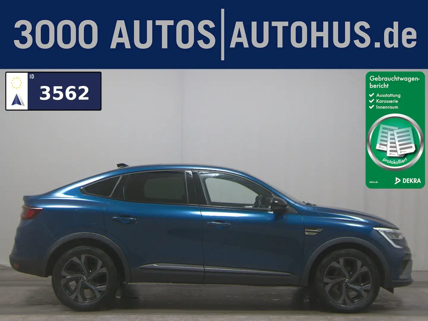 Renault Arkana 1.3 TCe R.S. Line T-Leder Navi Pano LED Blau - 1