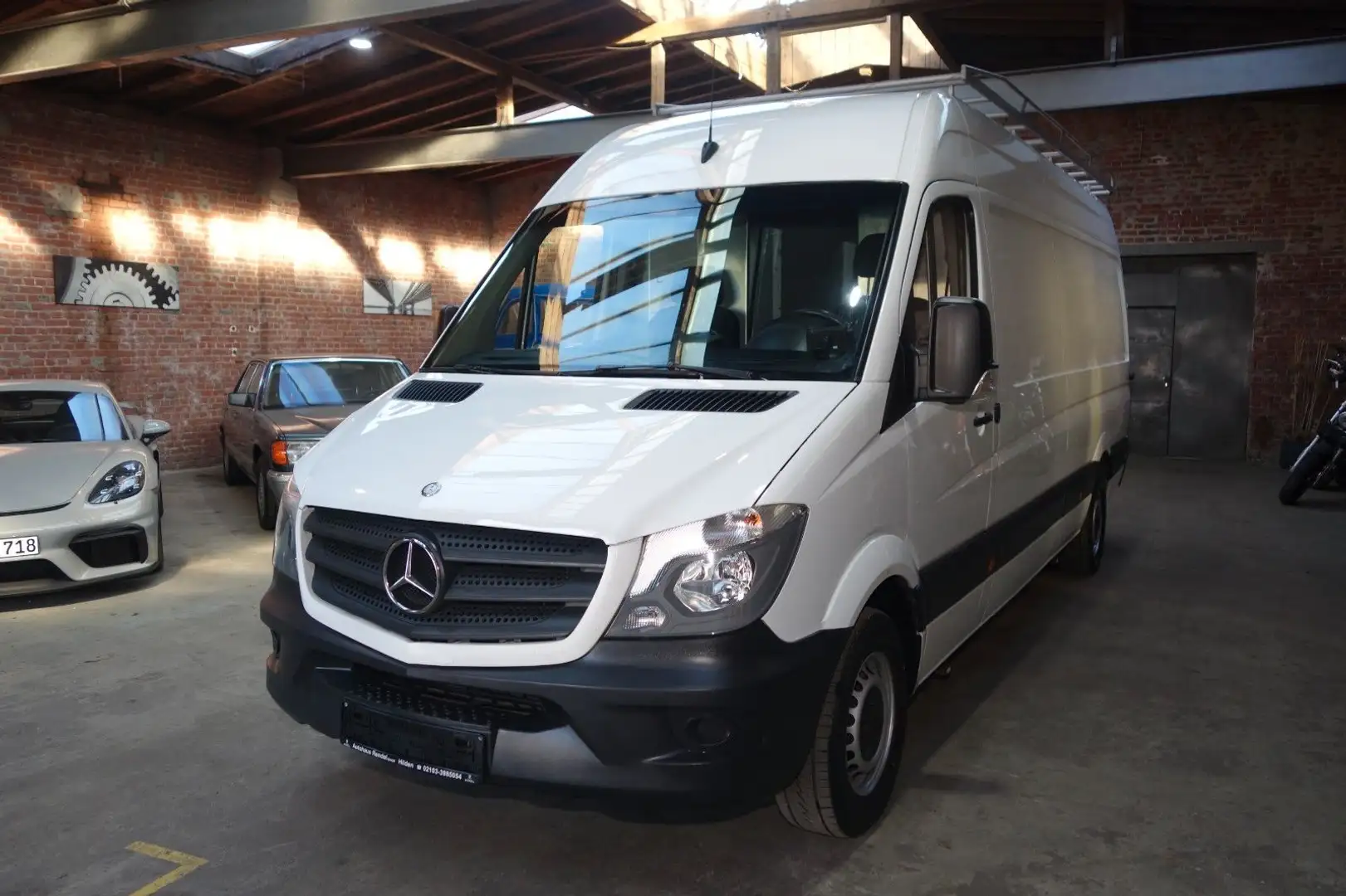 Mercedes-Benz Sprinter 316 Maxi NGT/Benzin AHK Dachtr. TüvNeu Weiß - 1