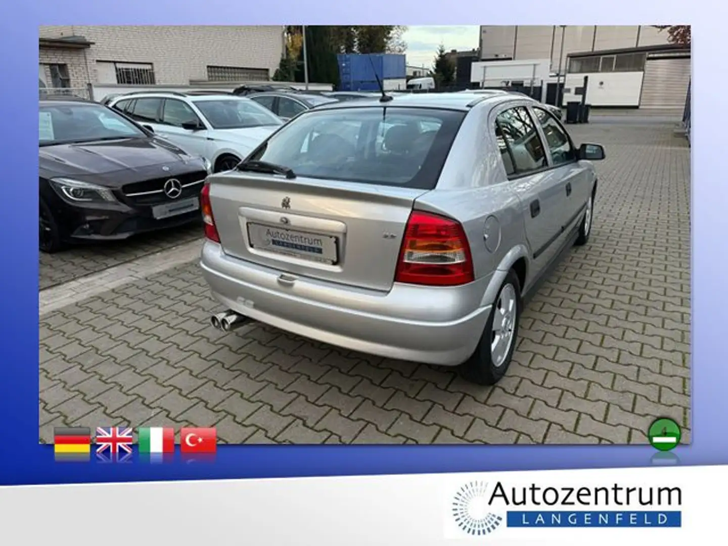 Opel Astra G 2.2 16V Aut. Elegance *XENON*KLIMAAUTO* Argent - 2