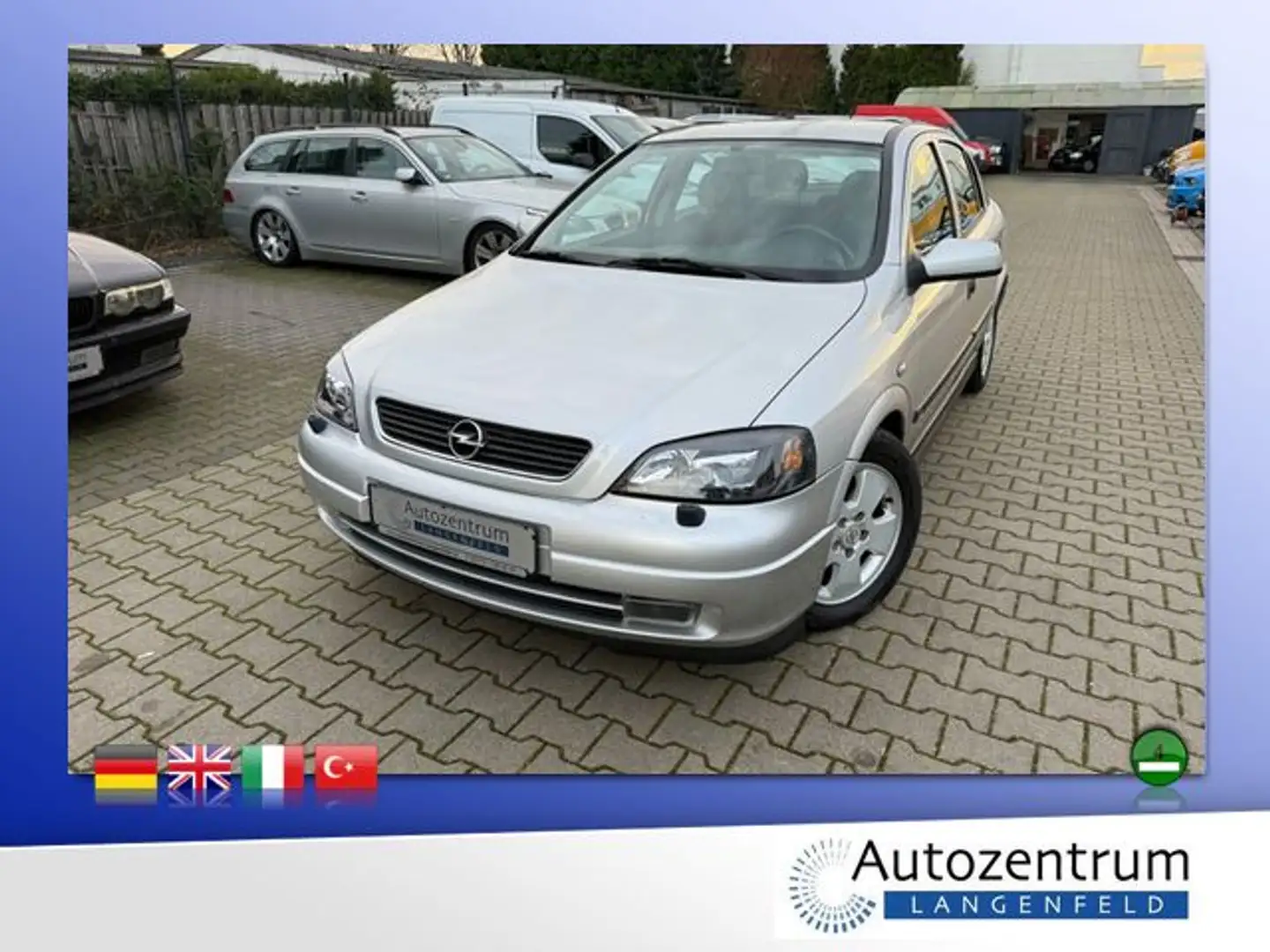 Opel Astra G 2.2 16V Aut. Elegance *XENON*KLIMAAUTO* Argent - 1
