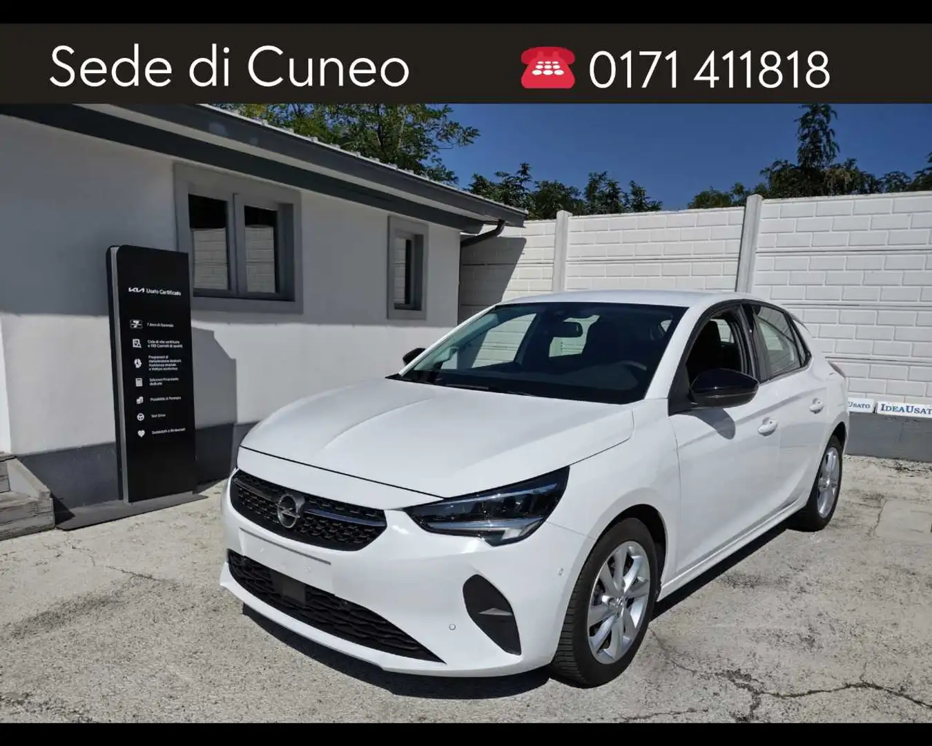 Opel Corsa 5 Porte 1.2  Elegance Bianco - 1