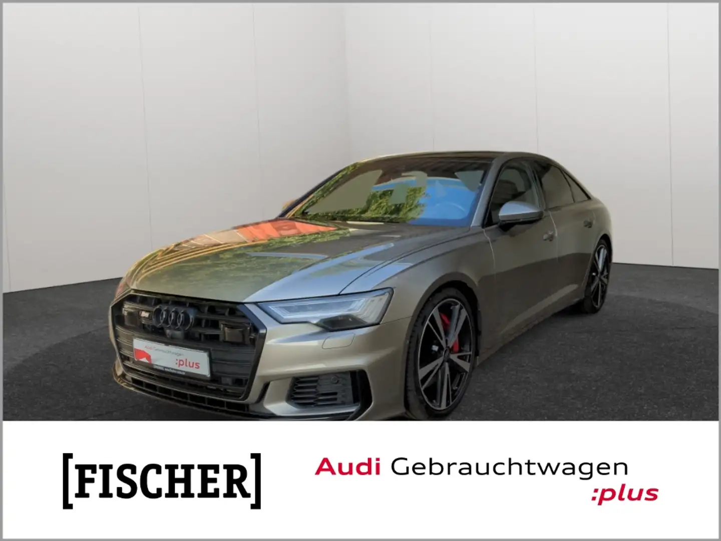 Audi S6 55TDI quattro Matrix Navi HUD B&O 360° ACC Panoram Beige - 1