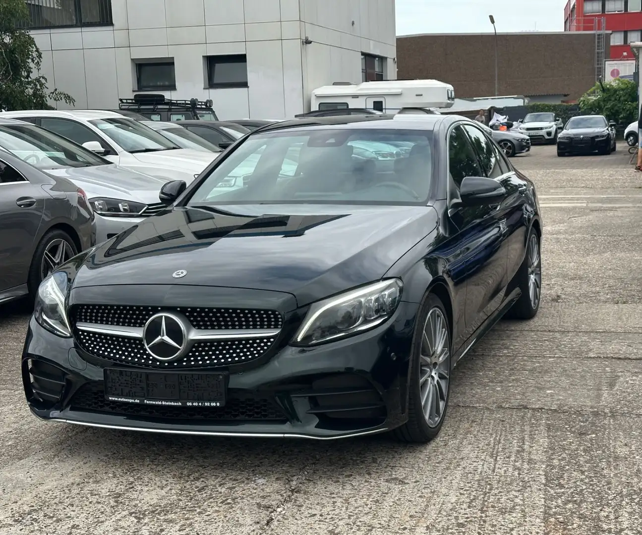 Mercedes-Benz C 200 Lim AMG Line/BEAM/Leder/Kamera/1 Hand/Grün Green - 2