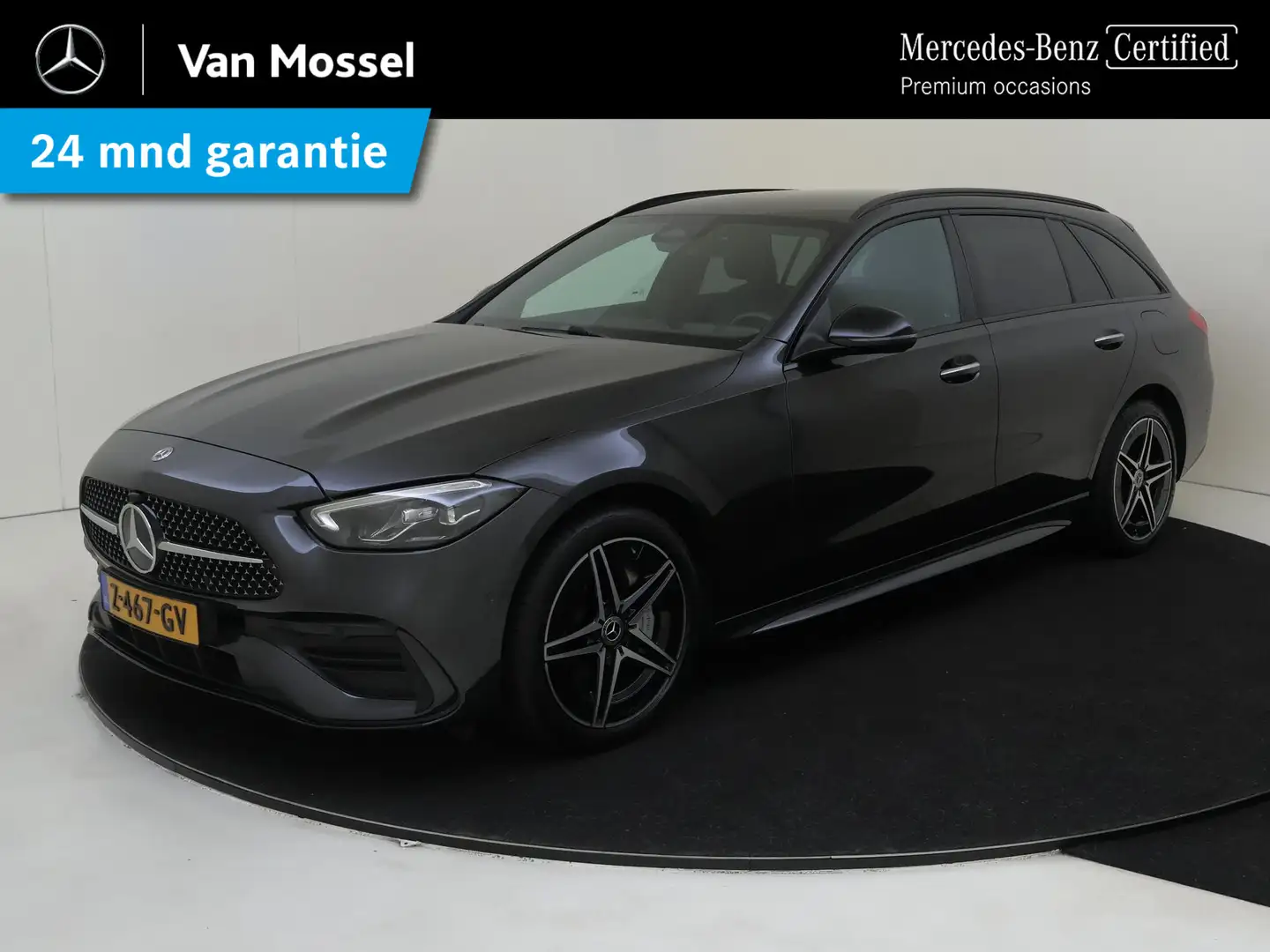 Mercedes-Benz C 300 Estate e AMG Line / Stoelverwarming / Achteruitrij Grijs - 1