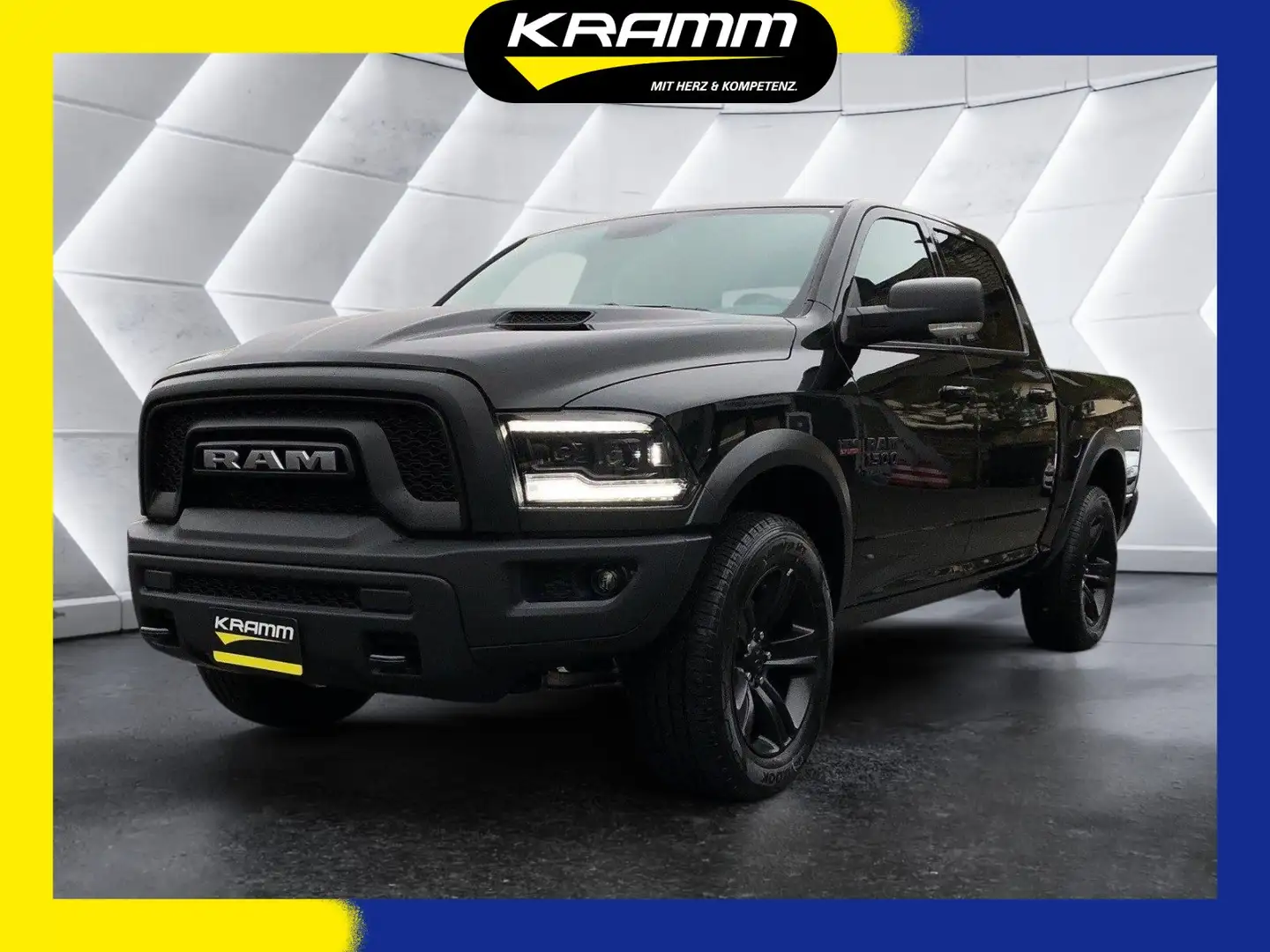 Dodge RAM 1500 Crew Cab Classic V8 Warlock 4x4 AHK Navi Nero - 1