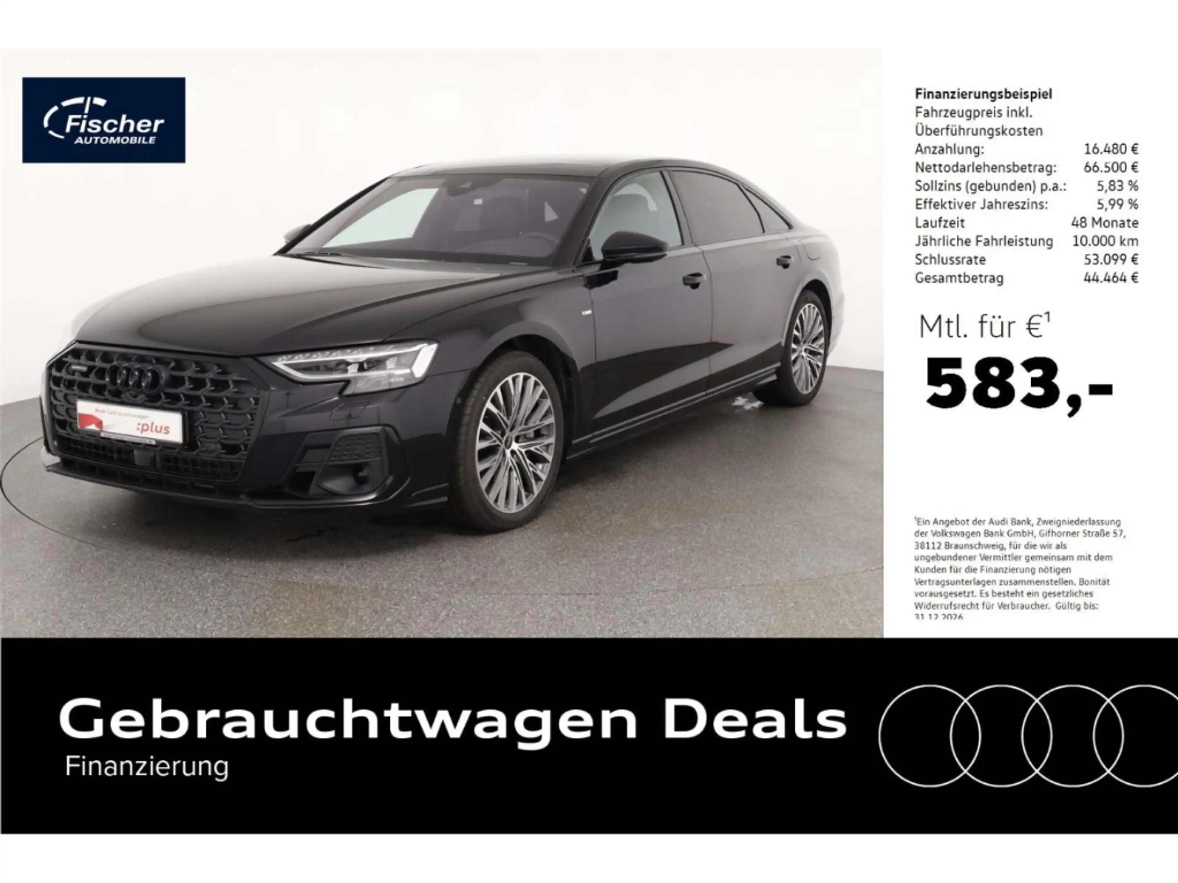 Audi A8 L 60 TFSI e quattro S line P-DacH/20''/360/HUD