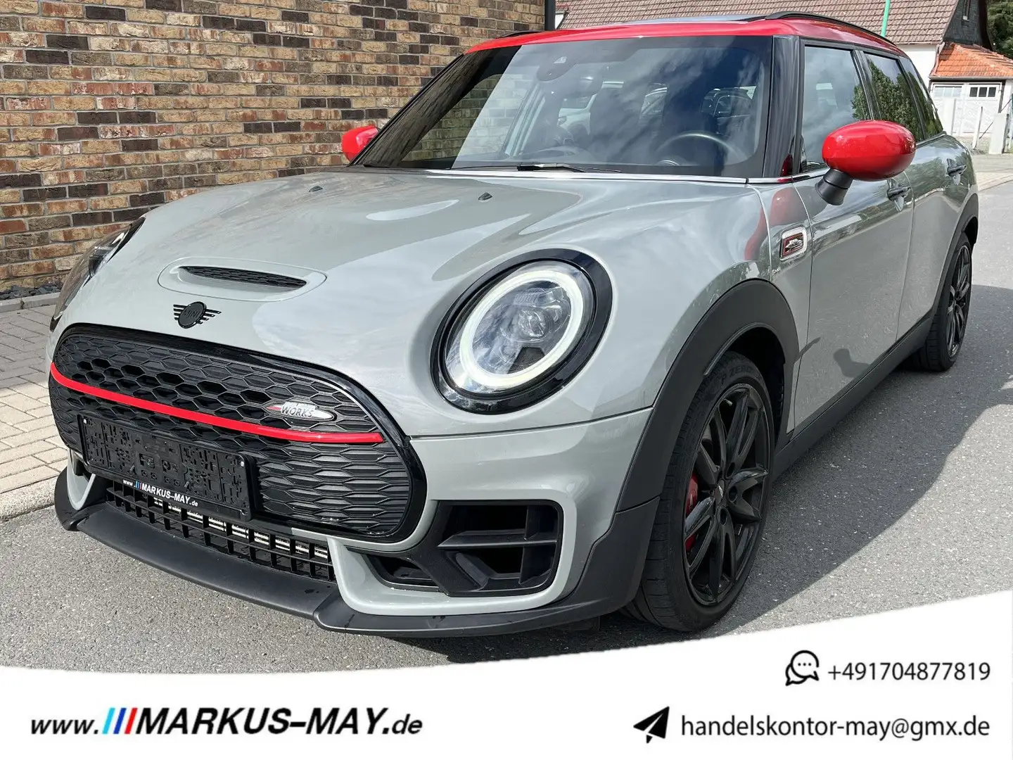MINI John Cooper Works Clubman JCW Clubman Pano LED Navi Shz DAB Apple JCW Sitz Šedá - 1