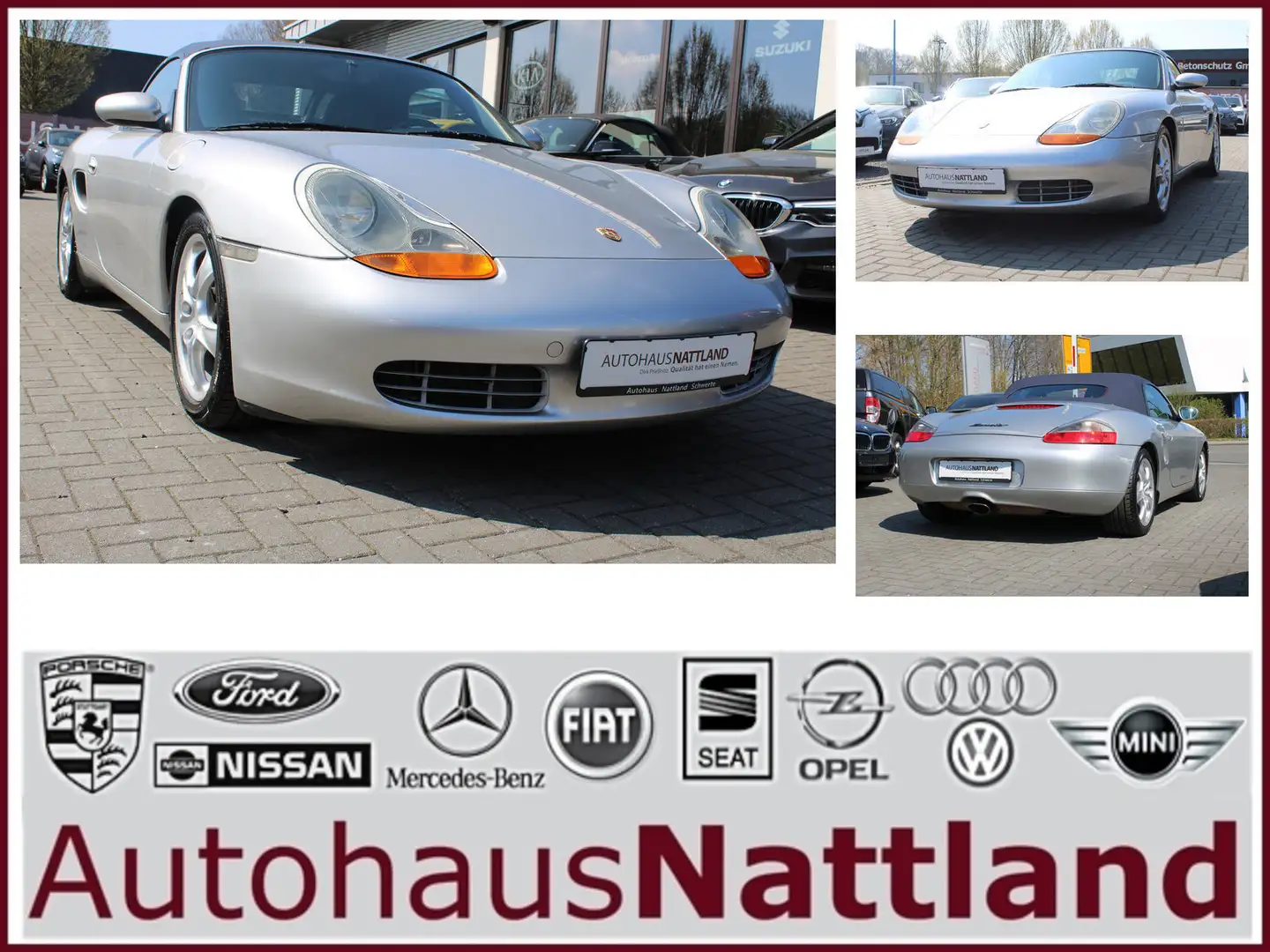 Porsche Boxster 2.7 5-Gang Klimaautomatik Leder Silber - 1