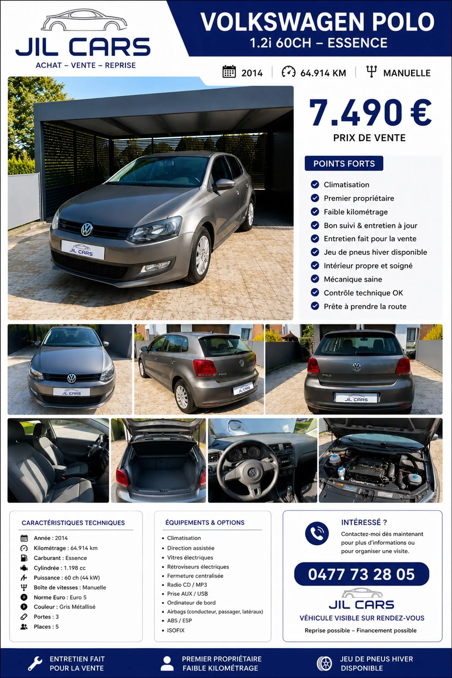 Volkswagen Polo Polo 1.2i Trendline — photo 10
