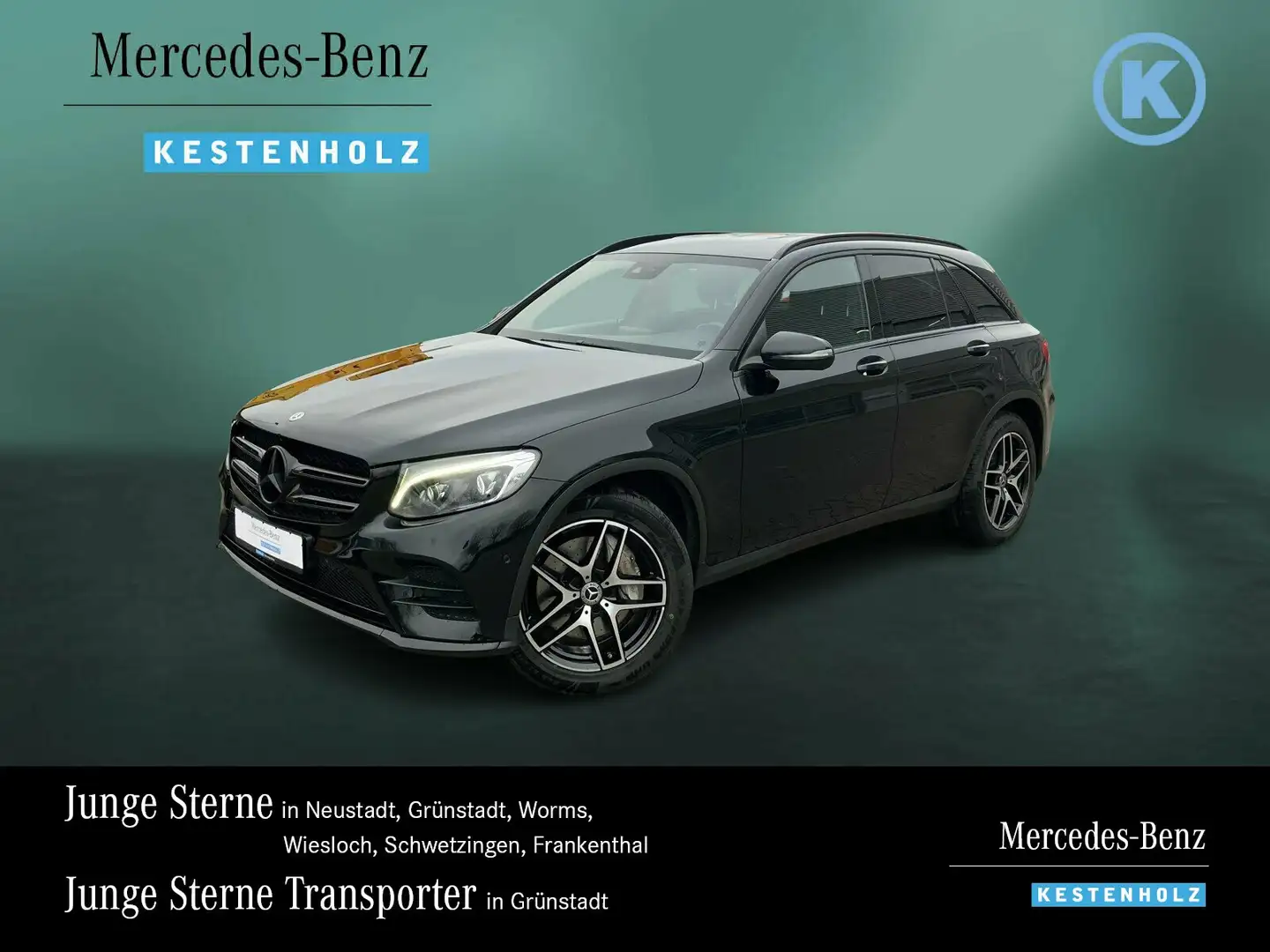 Mercedes-Benz GLC 350 GLC 350 d 4M AMG+NIGHT+AHK+KAMERA+EASYP+TWA+LED Schwarz - 1