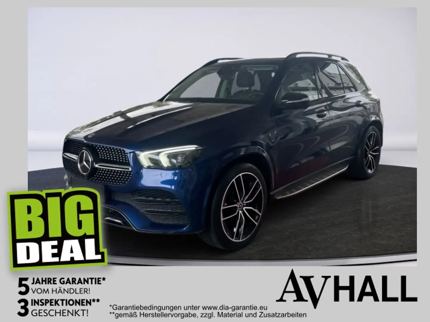 Mercedes-Benz GLE 400 d 4MATIC Navi,Rückfahrkamera,Klima Blau - 1