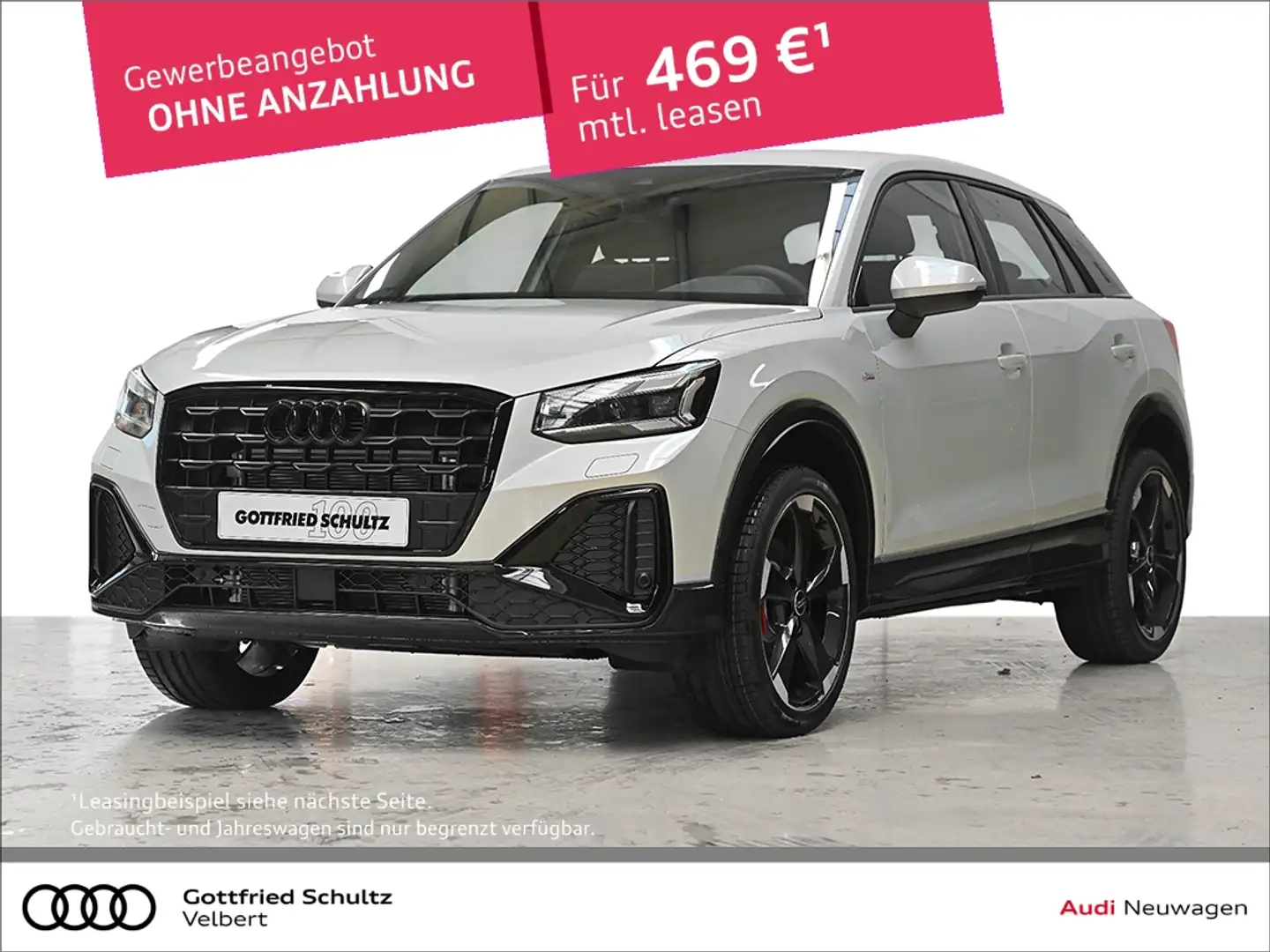 Audi Q2 S line 35 TFSI Autom. Silver-Surfer Argent - 1