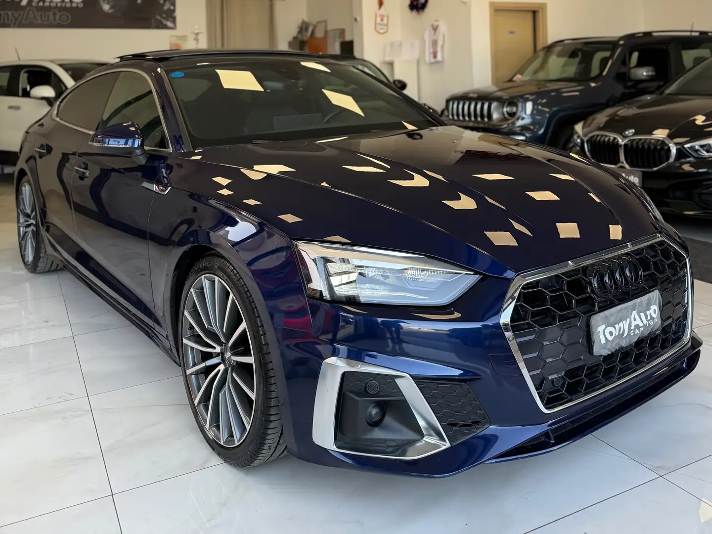 Audi A5 A5 SPB 40 2.0 tdi mhev S line edition TETTO APRIB. Azul - 1
