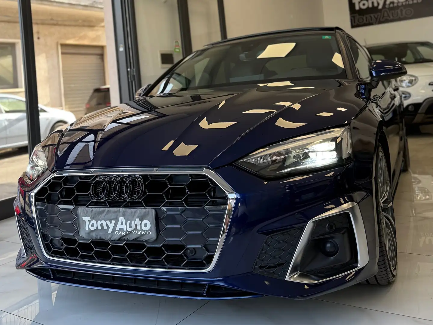 Audi A5 A5 SPB 40 2.0 tdi mhev S line edition TETTO APRIB. Azul - 2