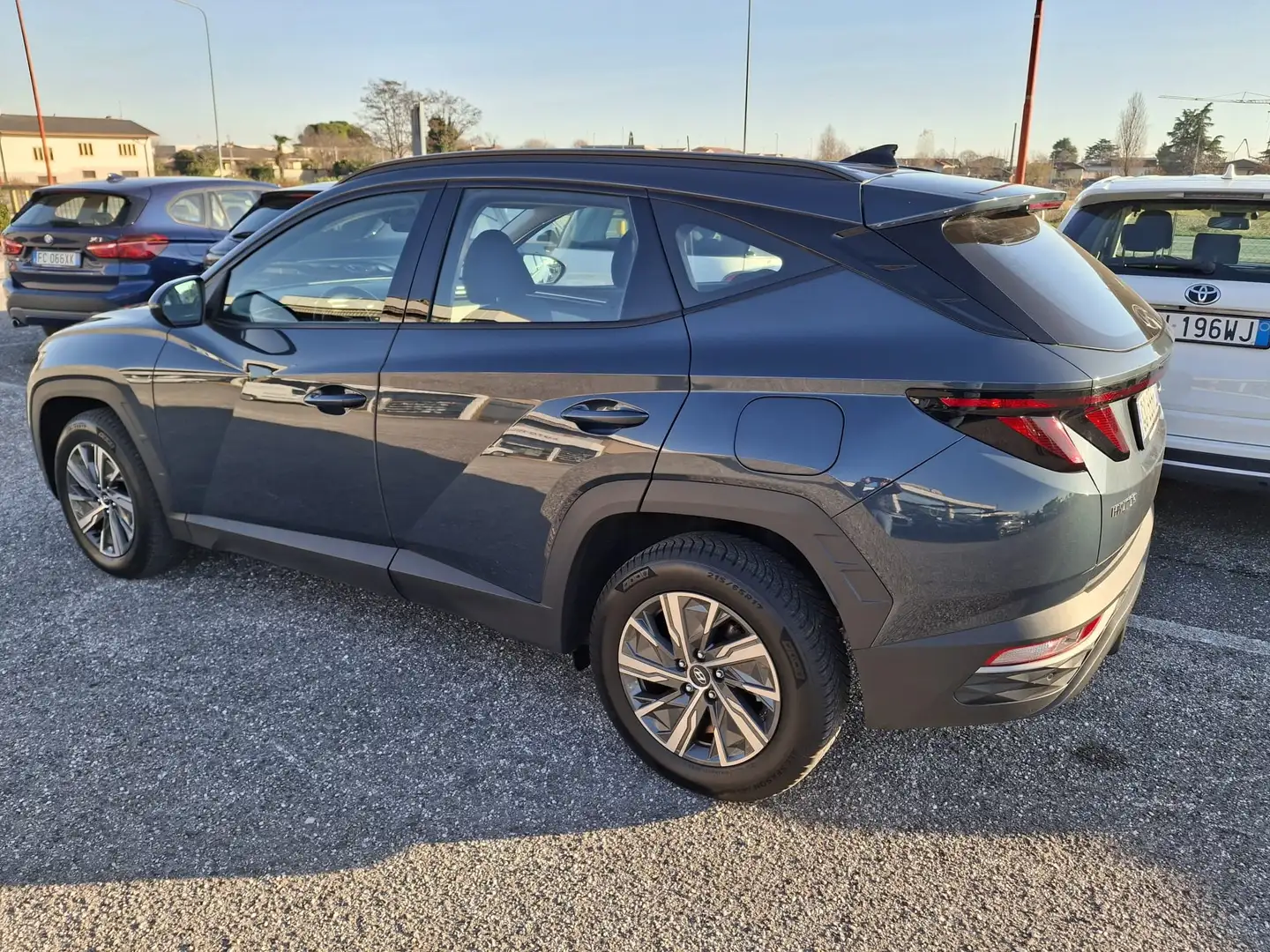 Hyundai TUCSON Tucson III 2021 1.6 hev Xtech Smart Sense 2wd auto Grigio - 2