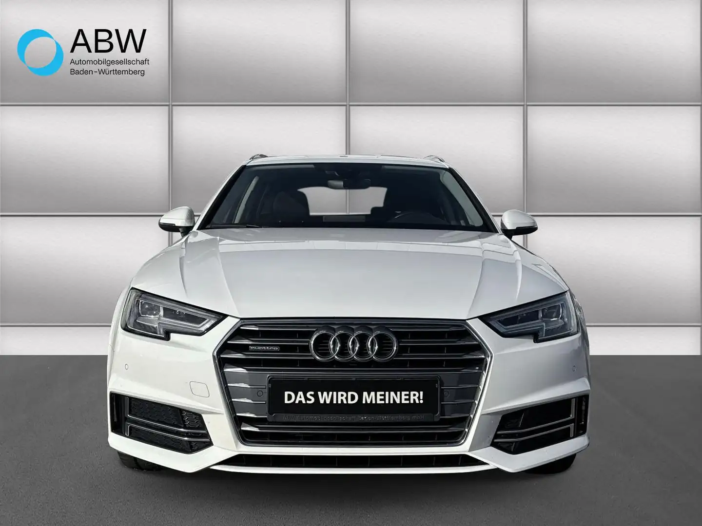 Audi A4 quattro sport 2.0 TDI S line Selection AHK Weiß - 2