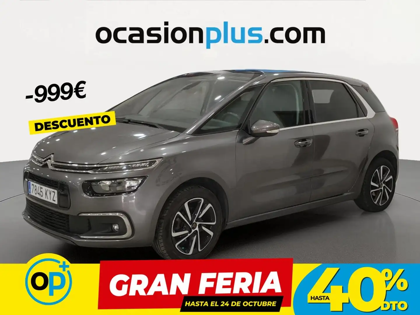 Citroen C4 Spacetourer 1.6BlueHDI S&S Feel 100 Gris - 1