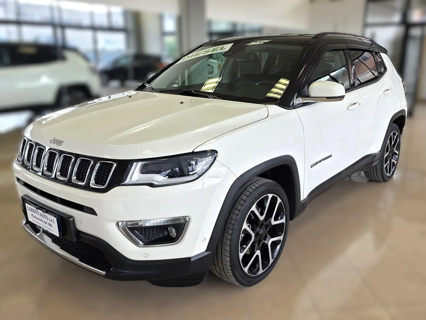 Jeep Compass COMPASS 1.6 MJET 120CV LIMITED Bianco - 2